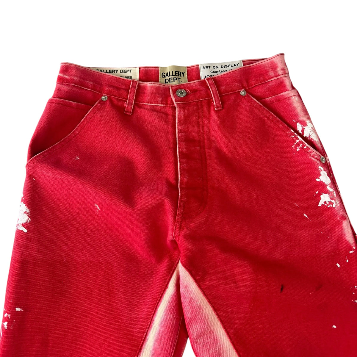 Gallery Dept LA Flare Carpenter Pants Red