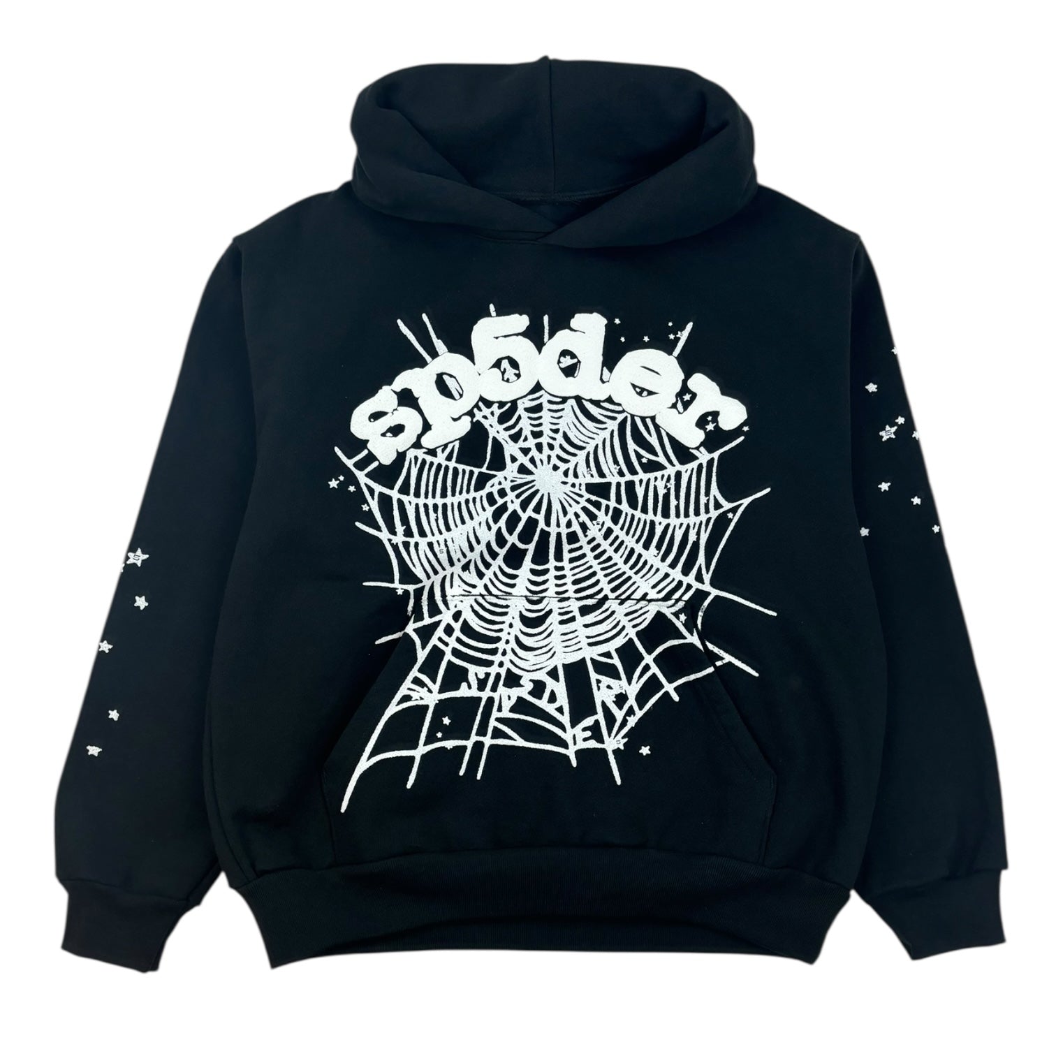 Sp5der OG Web Hoodie Black
