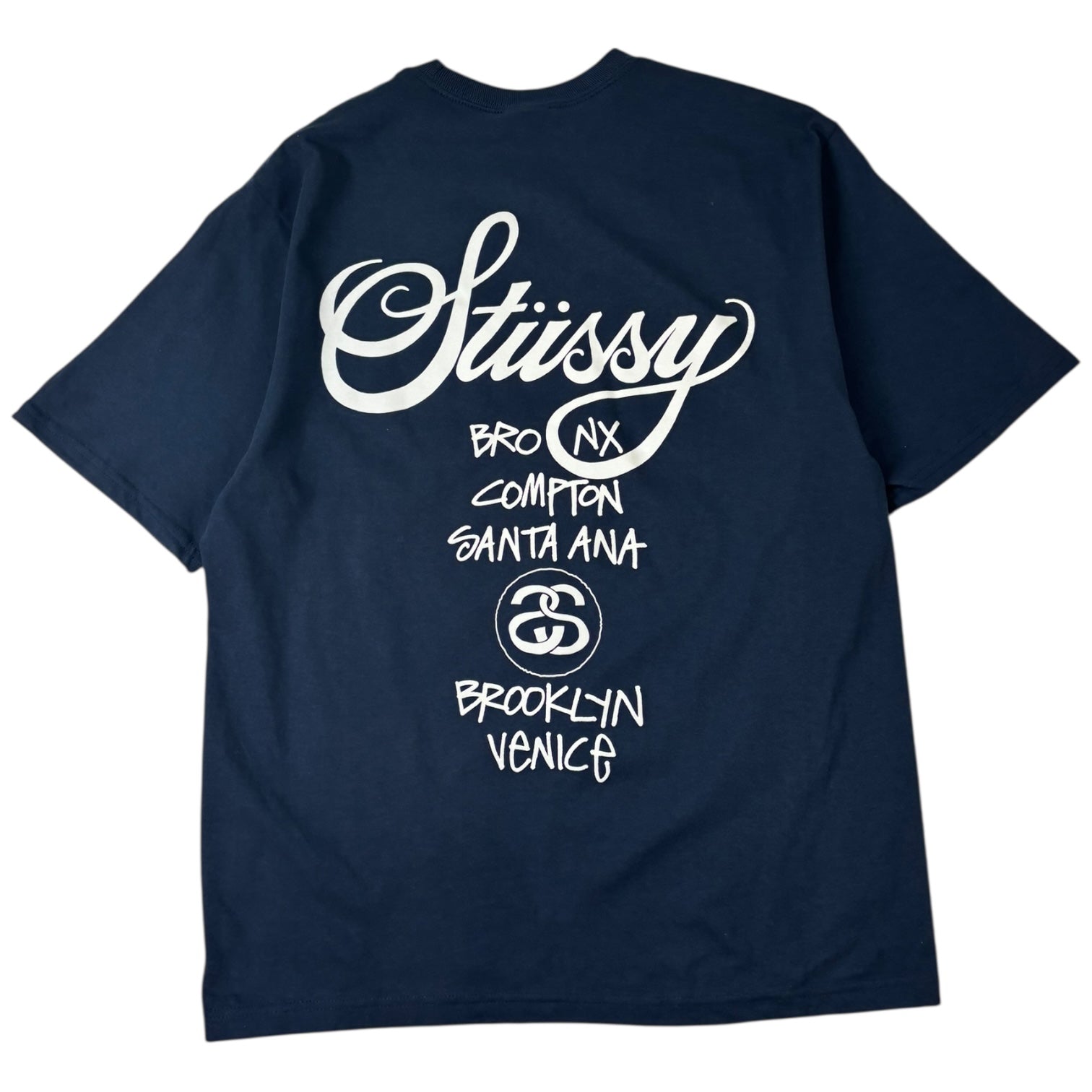 Stussy World Tour T-Shirt Navy