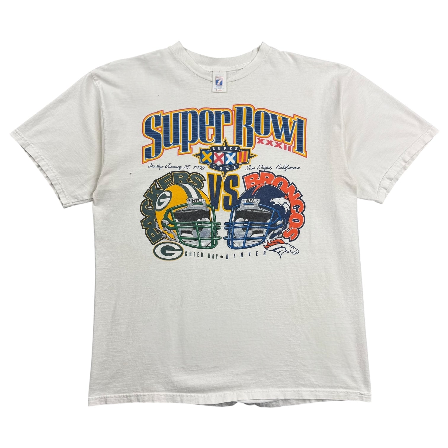 1998 Super Bowl XXXII Tee White