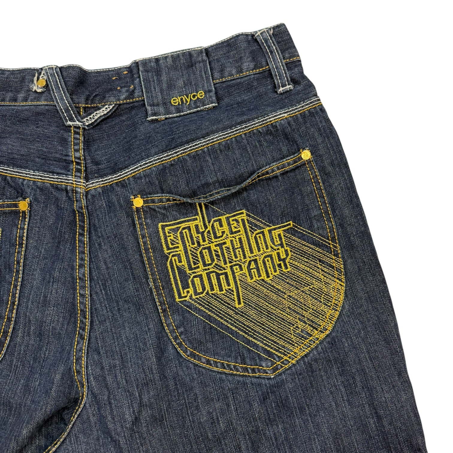 Vintage Enyce Clothing Co Denim Shorts Dark Indigo