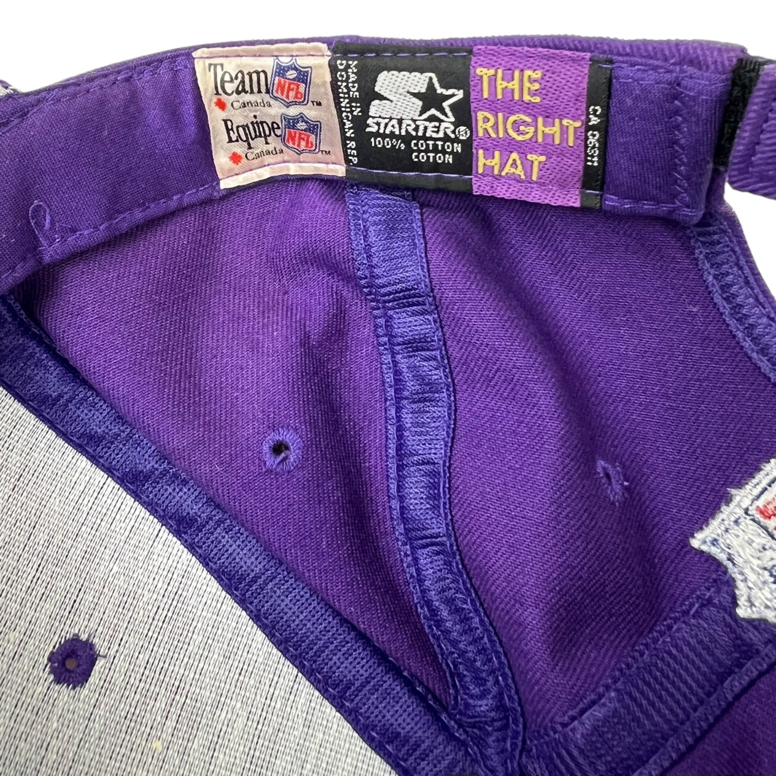 Vintage Starter Minnesota Vikings Hat Purple
