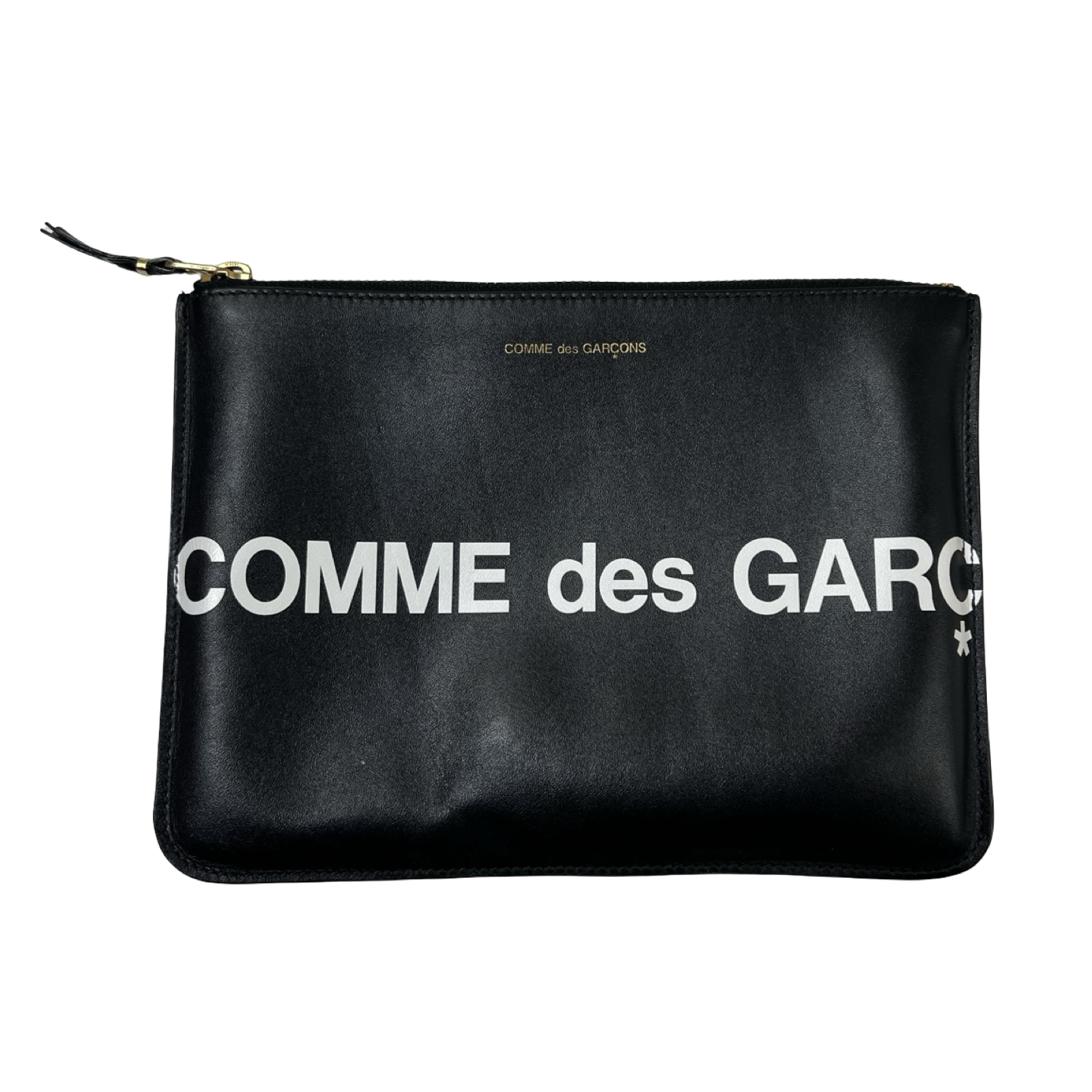 Comme Des Garçons Huge Logo Zip Pouch