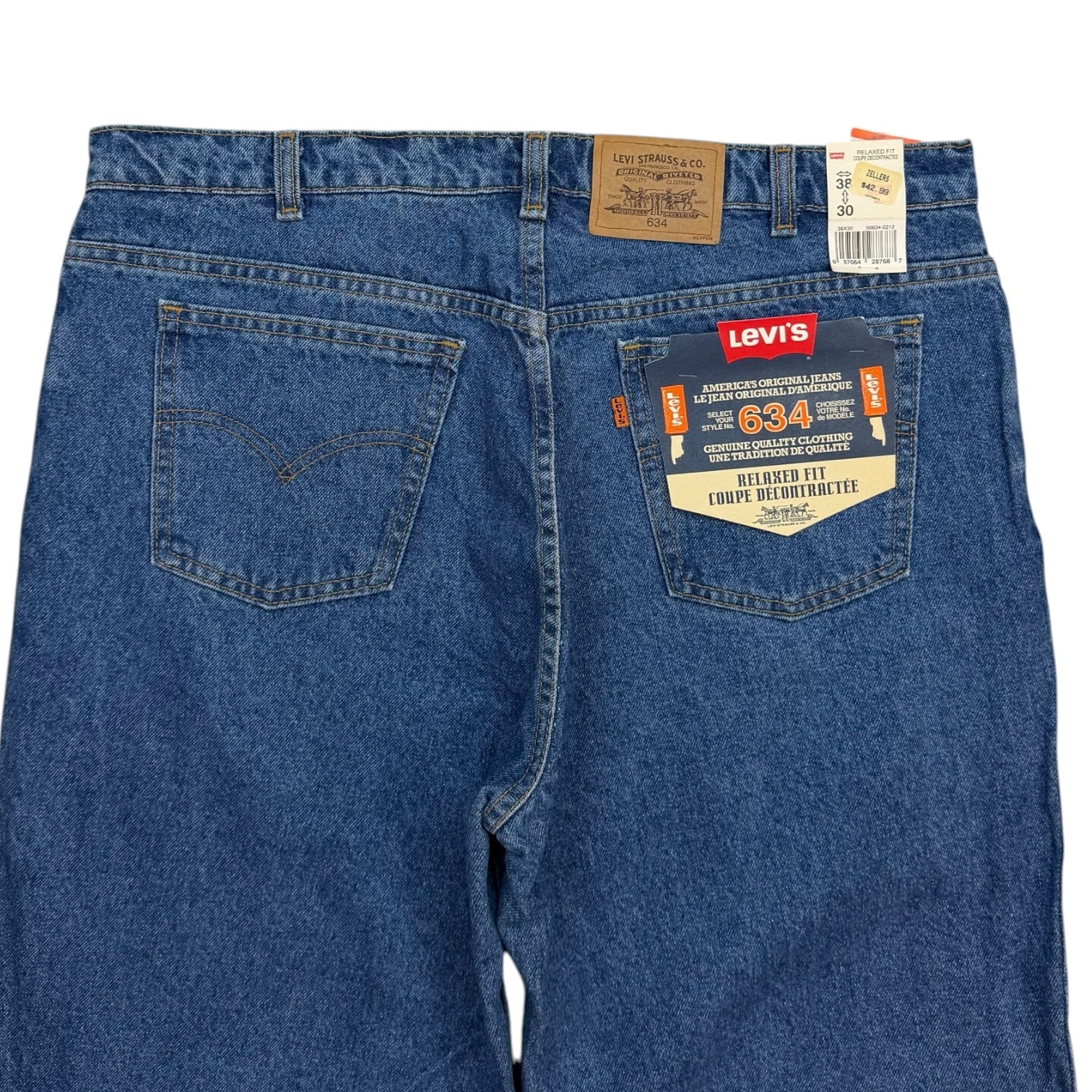 Vintage Levi’s 634 Relaxed Fit Denim Jeans Dark Wash