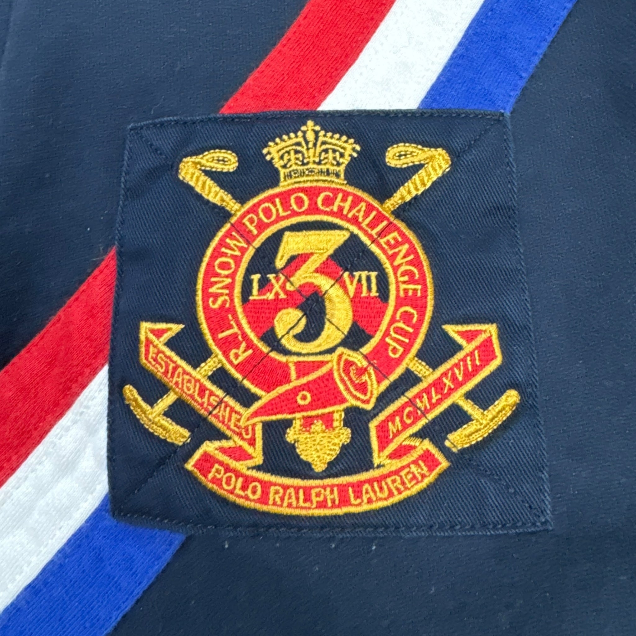 Vintage Polo Ralph Lauren Collared Crewneck Navy