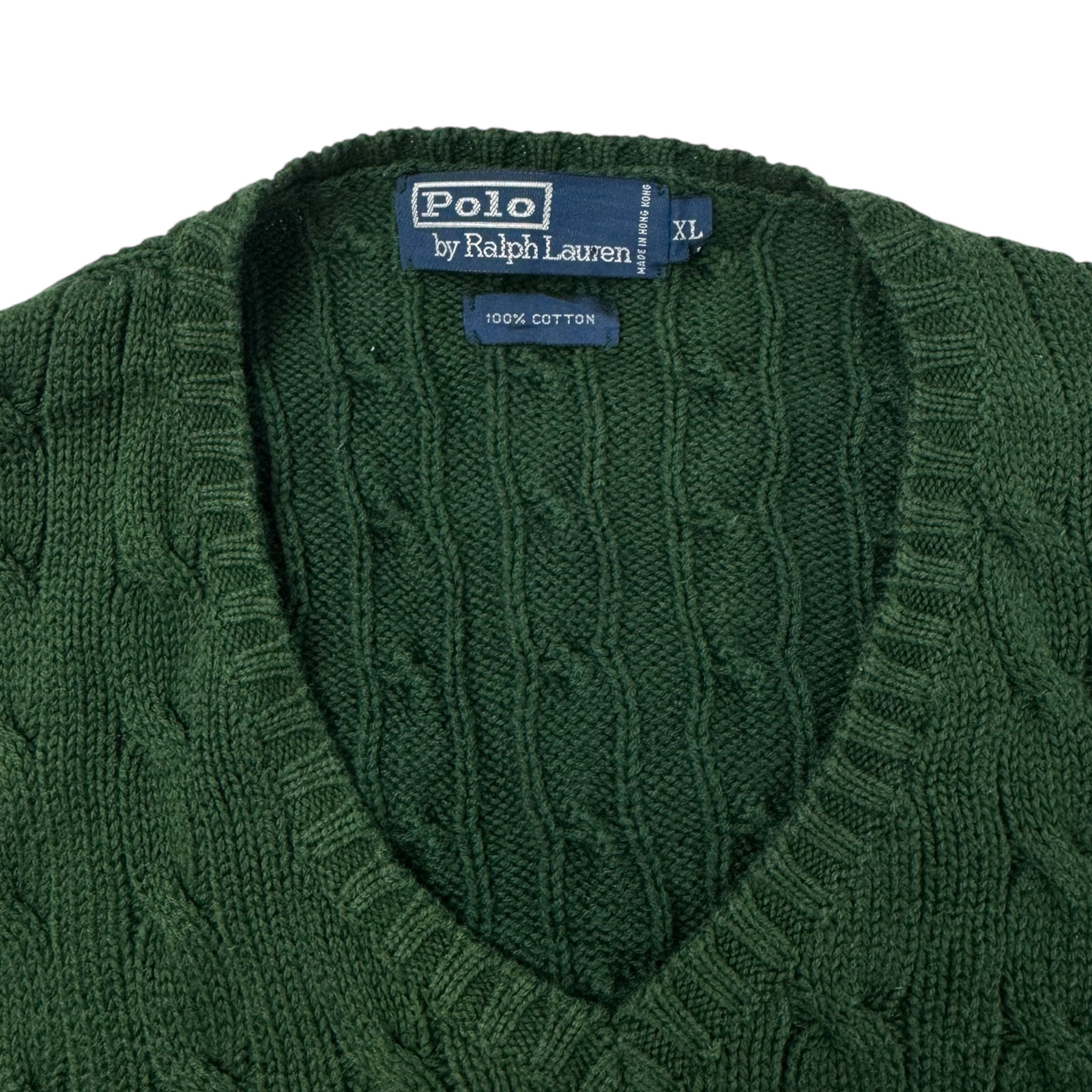 Vintage Polo Ralph Lauren Cable Knit Vest