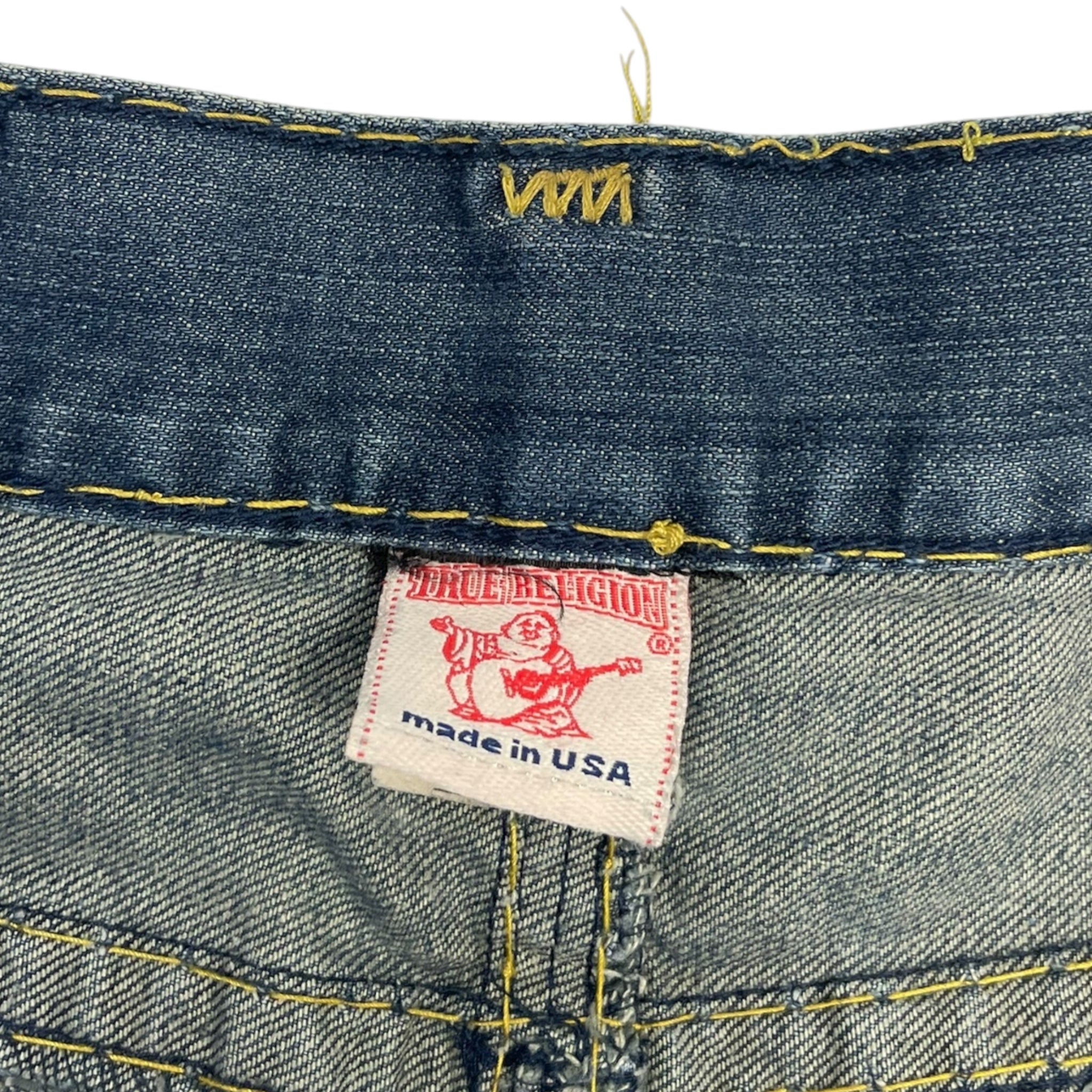 Vintage Y2K True Religion Joey Contrast Stitch Denim
