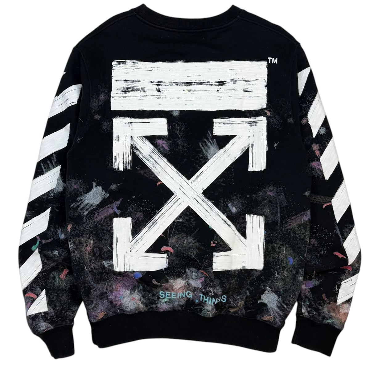 Off-White Galaxy Brushed Crewneck Black