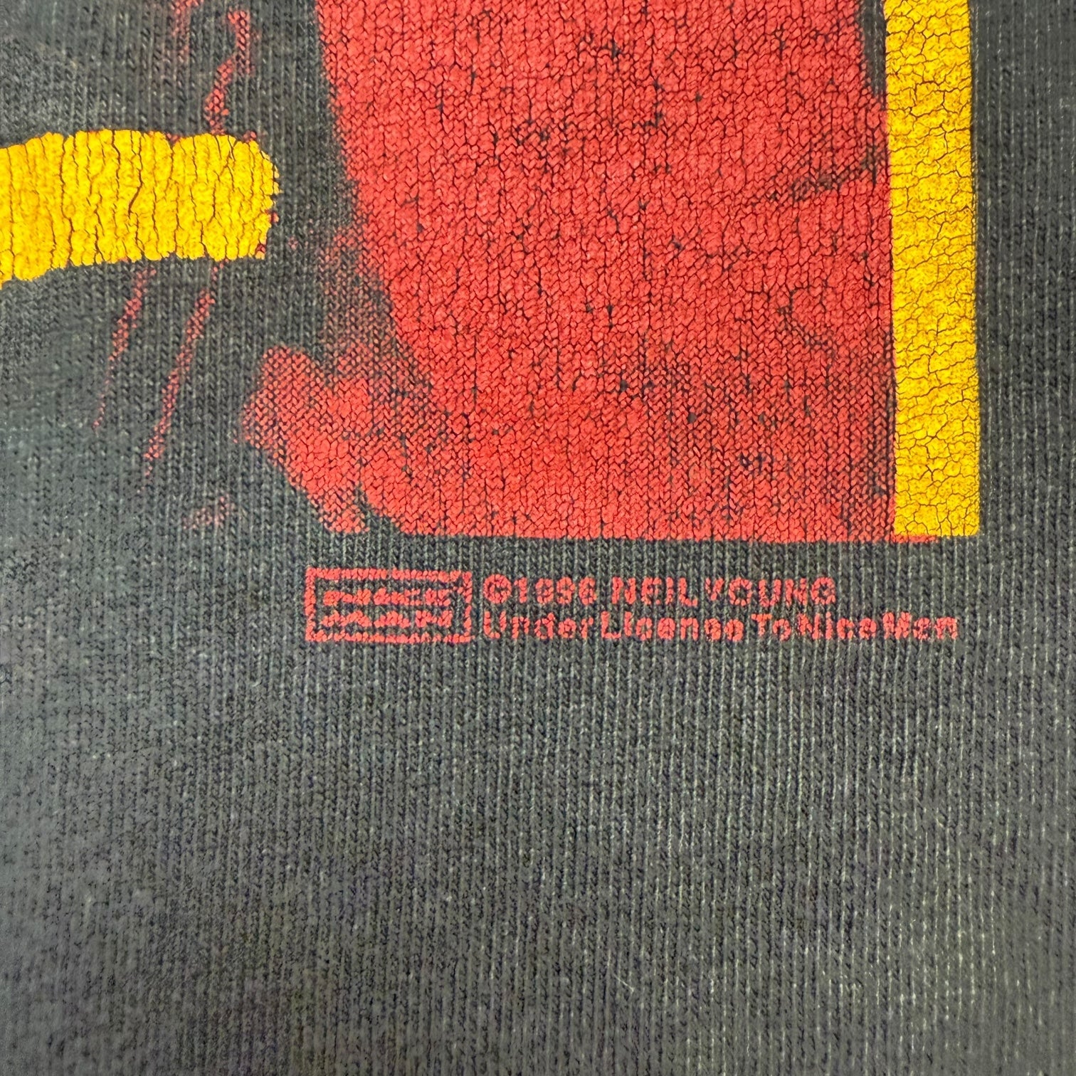 1996 Neil Young & Crazy Horse Tour Tee Black