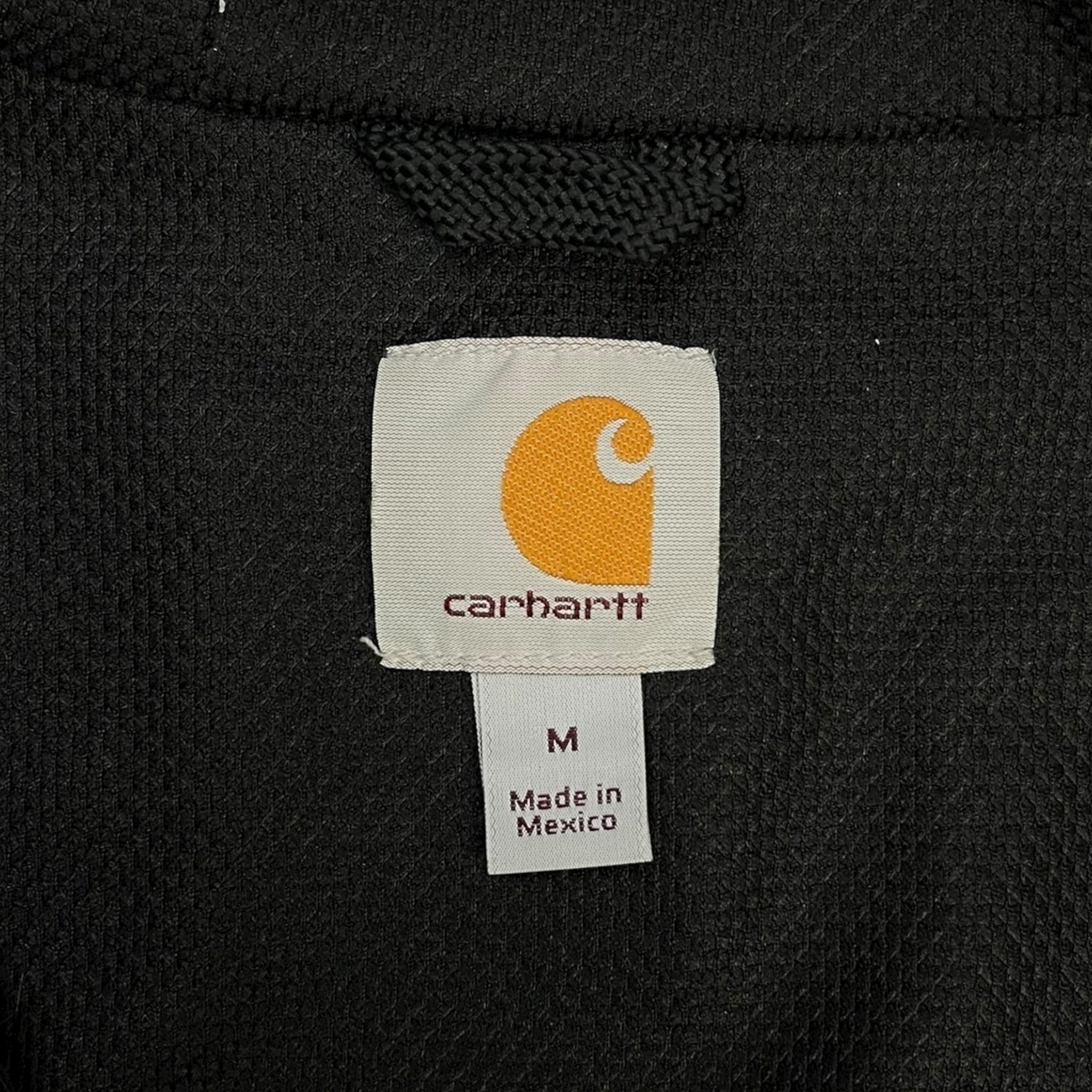 Vintage Carhartt Thermal Lined Zip-Up Hoodie Brown