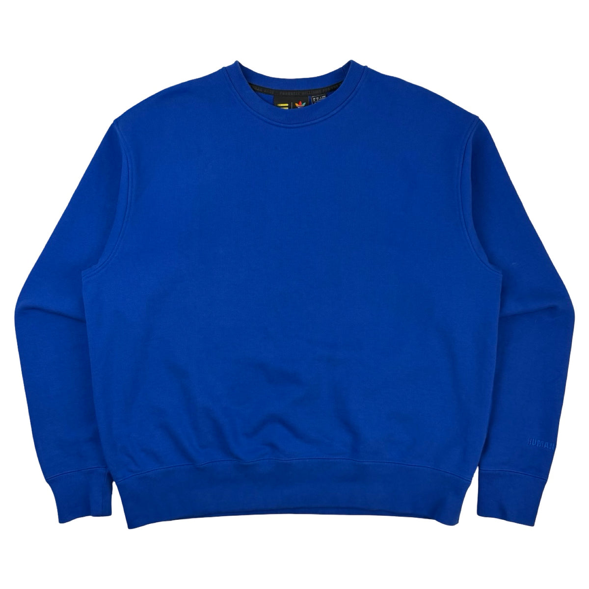 Adidas Pharrell Williams Basic Crewneck Sweatshirt Power Blue