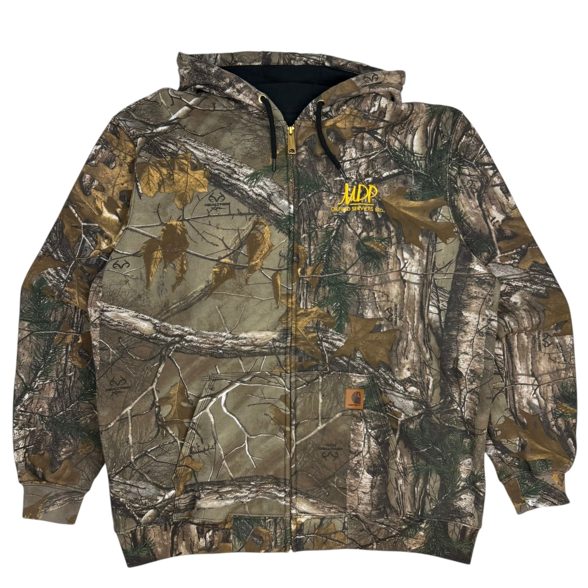 Vintage Carhartt Realtree Zip Up Hoodie Camo