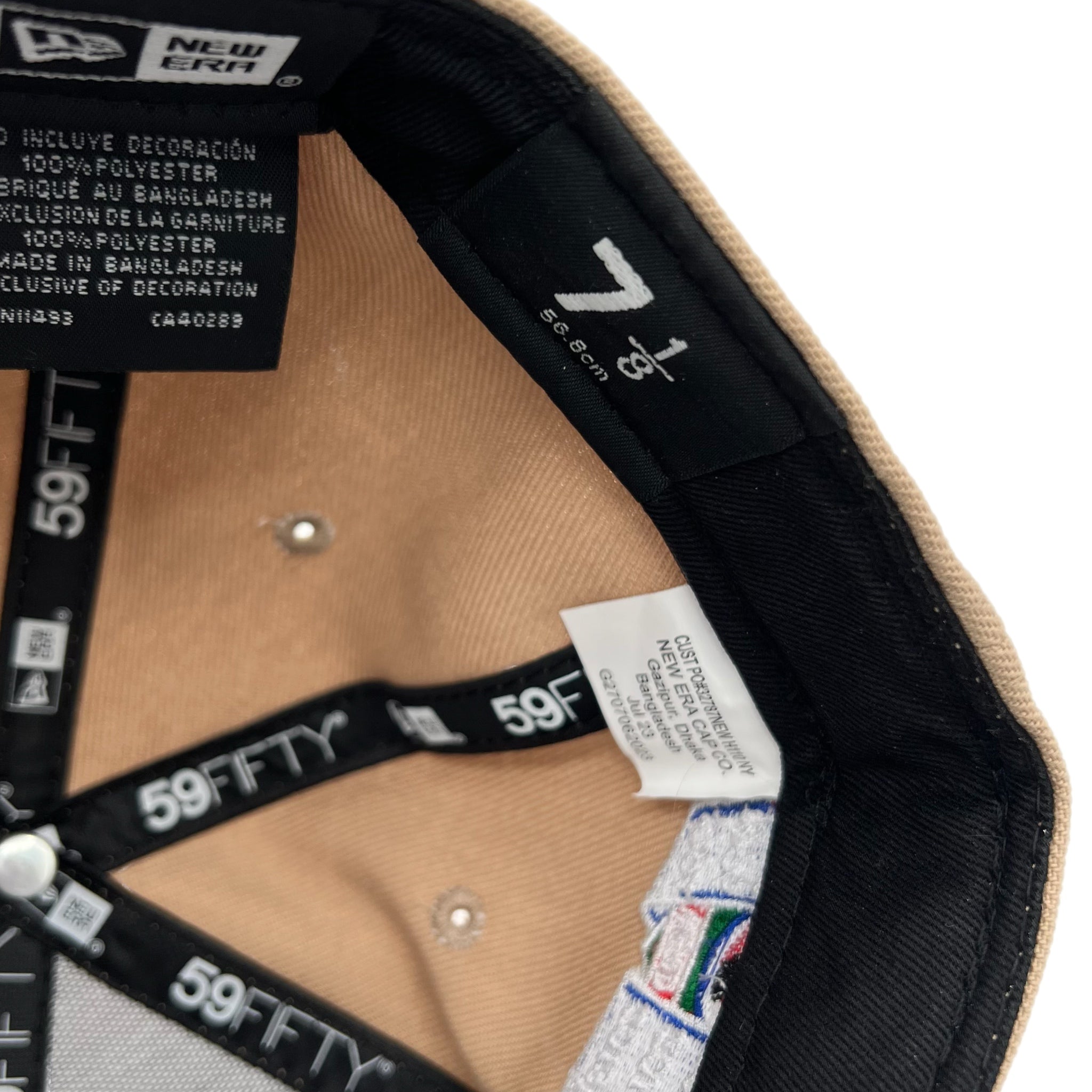 Supreme Hebrew FW23 New Era Fitted Hat Khaki