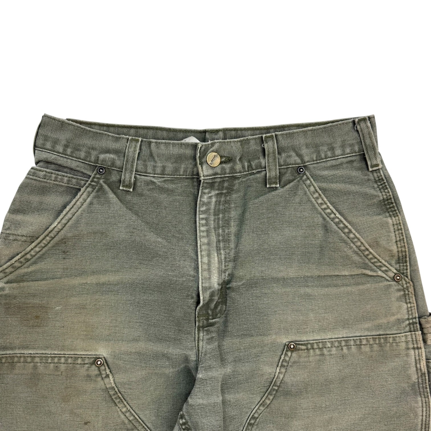 Vintage Carhartt Double Knee Pants Green