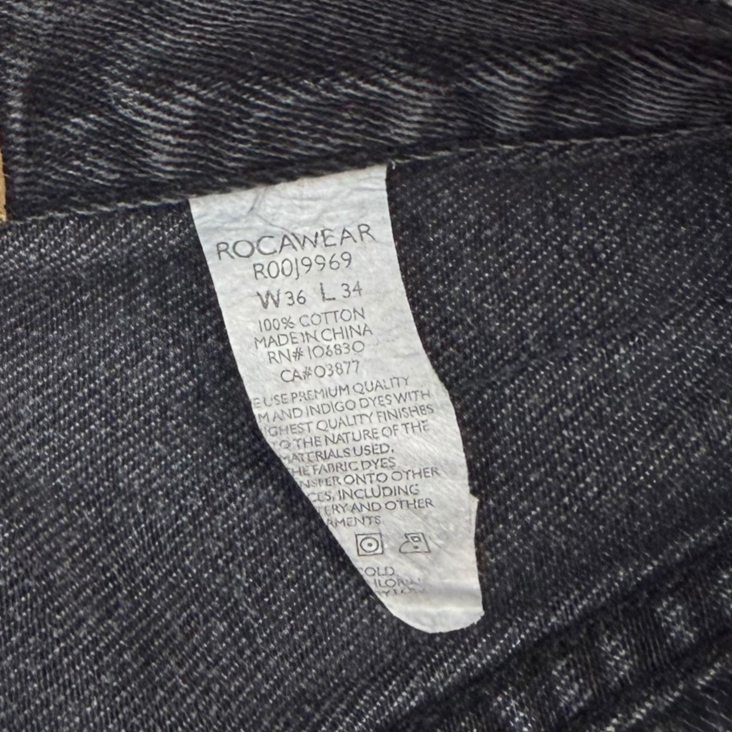 Vintage Rocawear Denim Pants Black