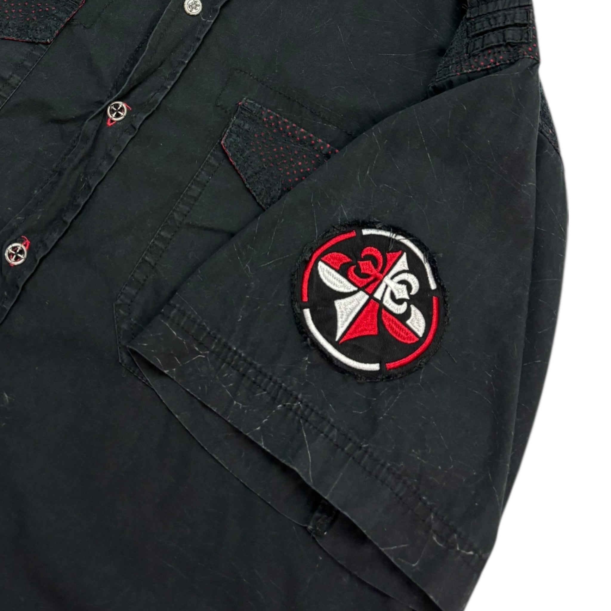 Vintage Y2K Affliction Button-Up T-Shirt