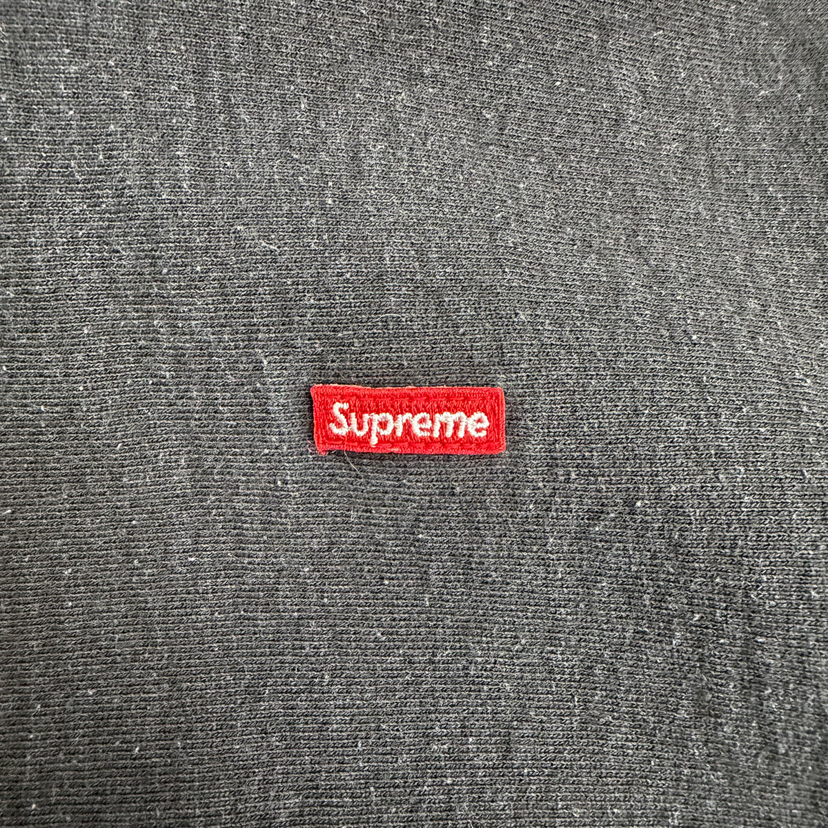 Supreme Small Box Logo Hoodie Washed Black