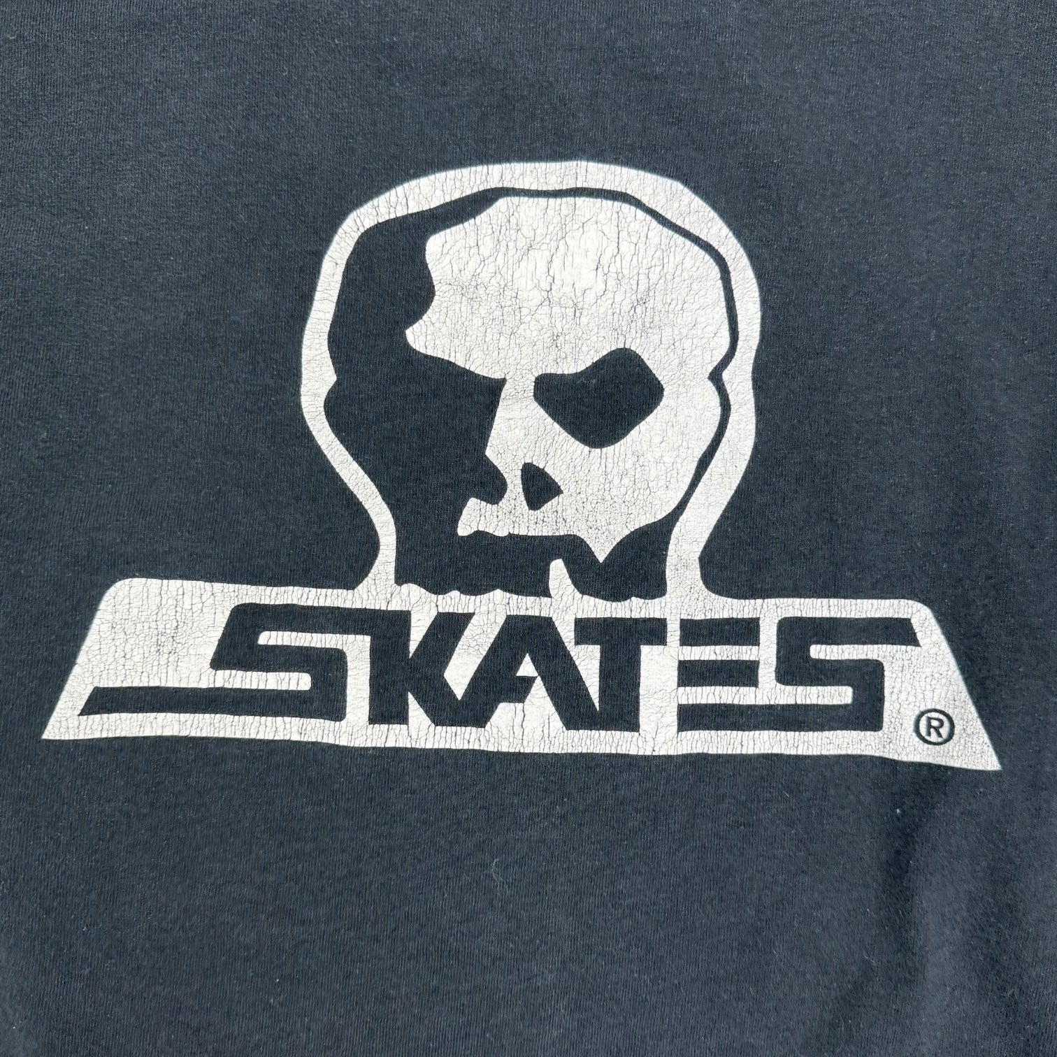 Vintage Skull Skates L/S Tee Black