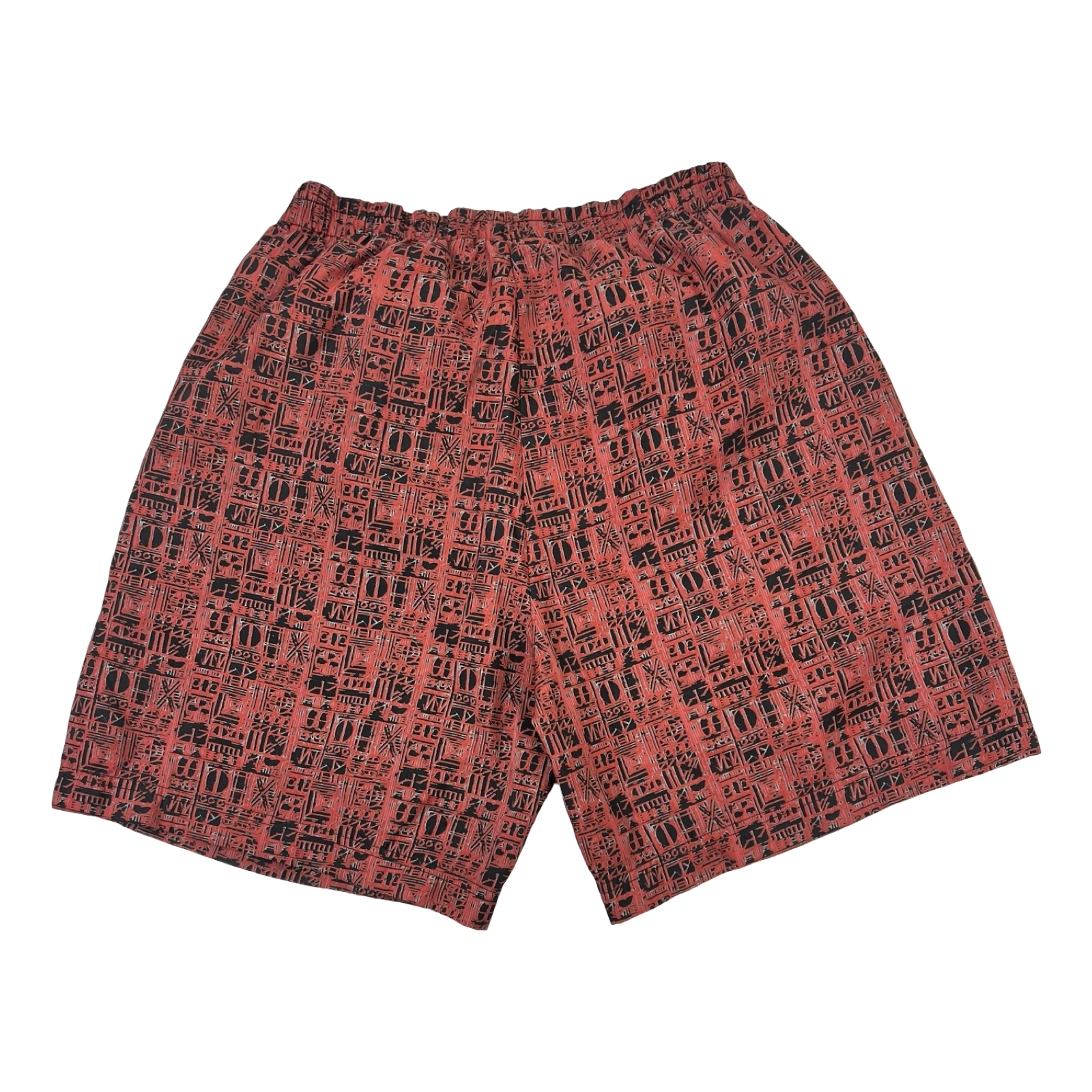 Vintage Nike ACG Abstract Print Shorts Red