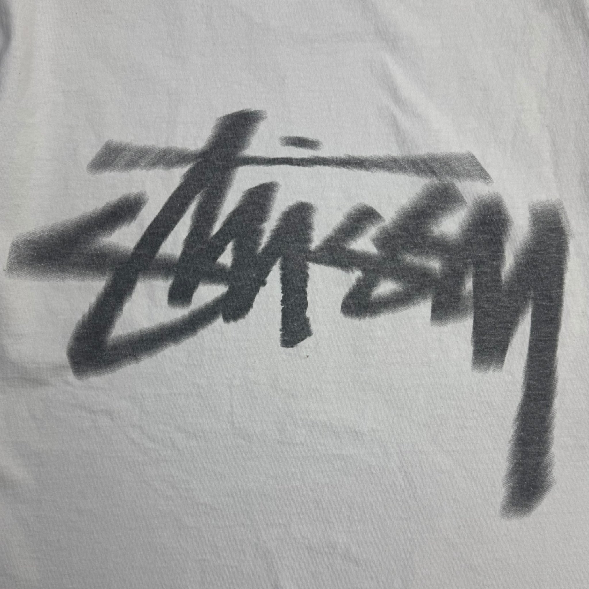 Stussy Airbrush Graffiti Spellout T-Shirt