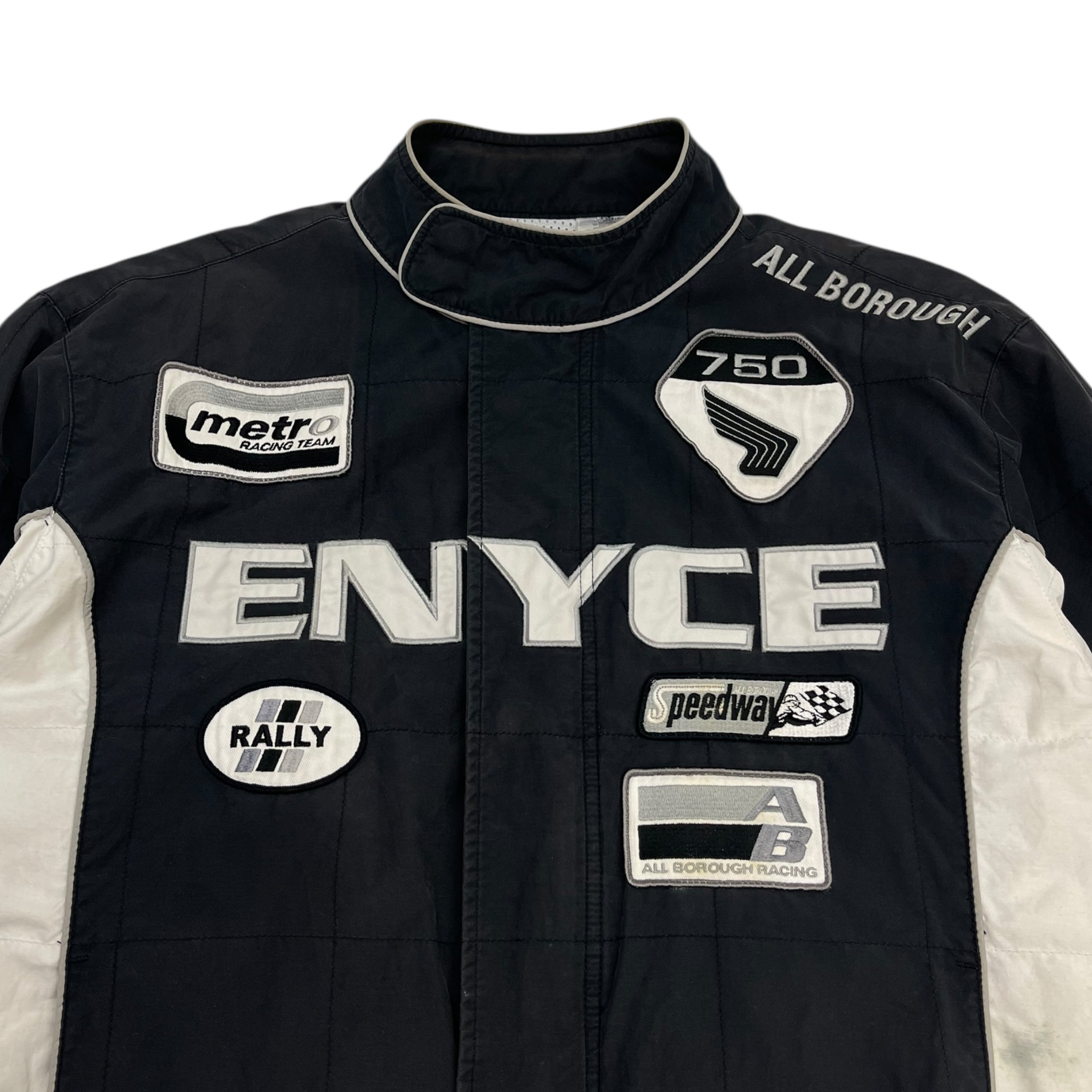 Vintage Enyce Performance Systems Racing Jacket Black