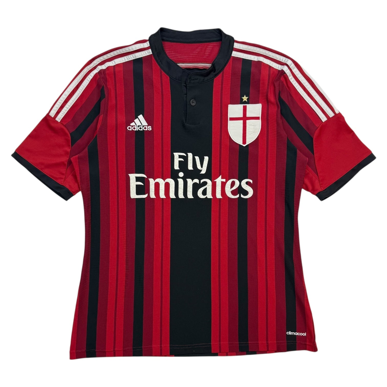 Vintage Adidas AC Milan Home Jersey Red/Black