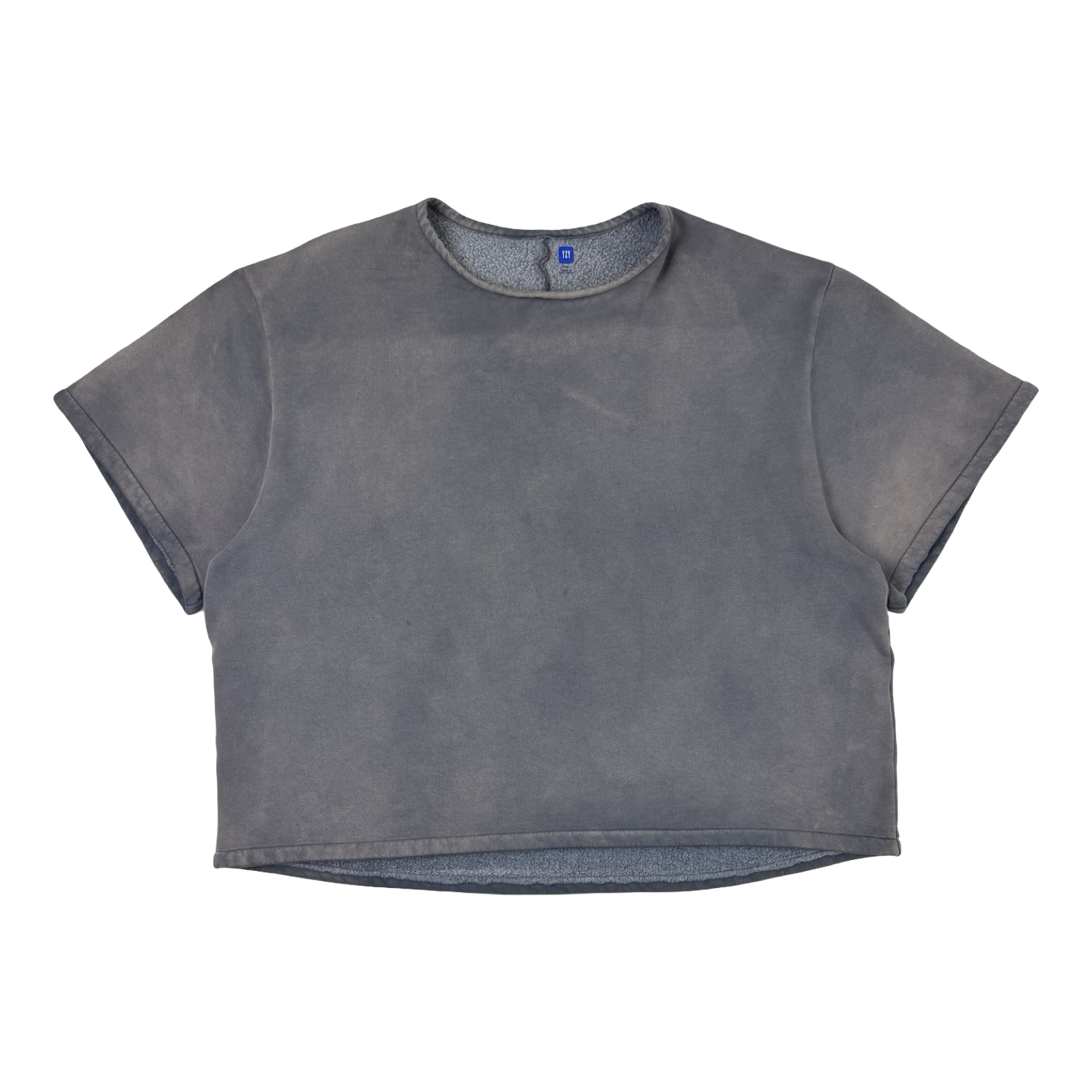 Yeezy Gap Engineered by Balenciaga Fleece Yoke T-Shirt Washed Black