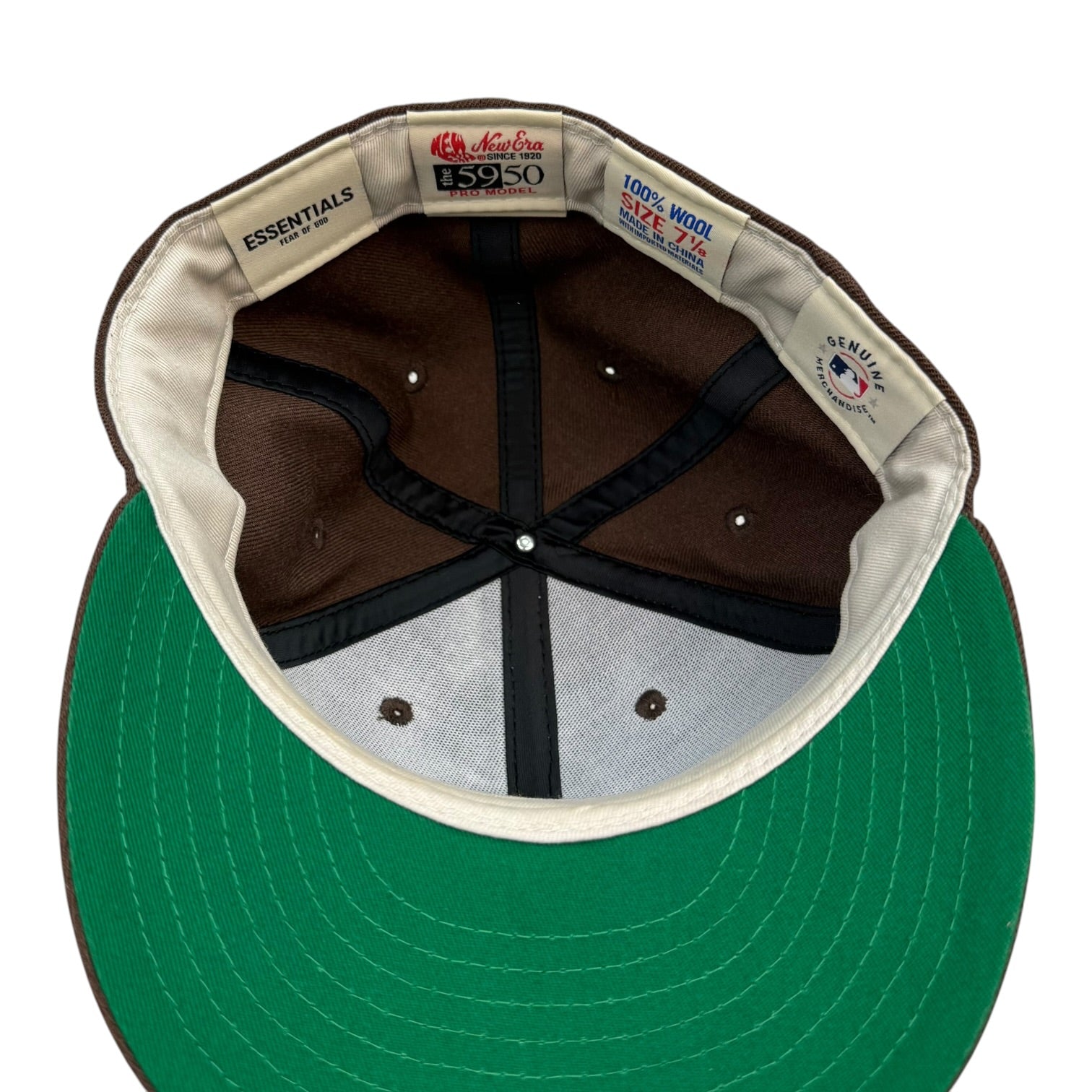 Fear Of God Essentials New Era Fitted Hat Brown