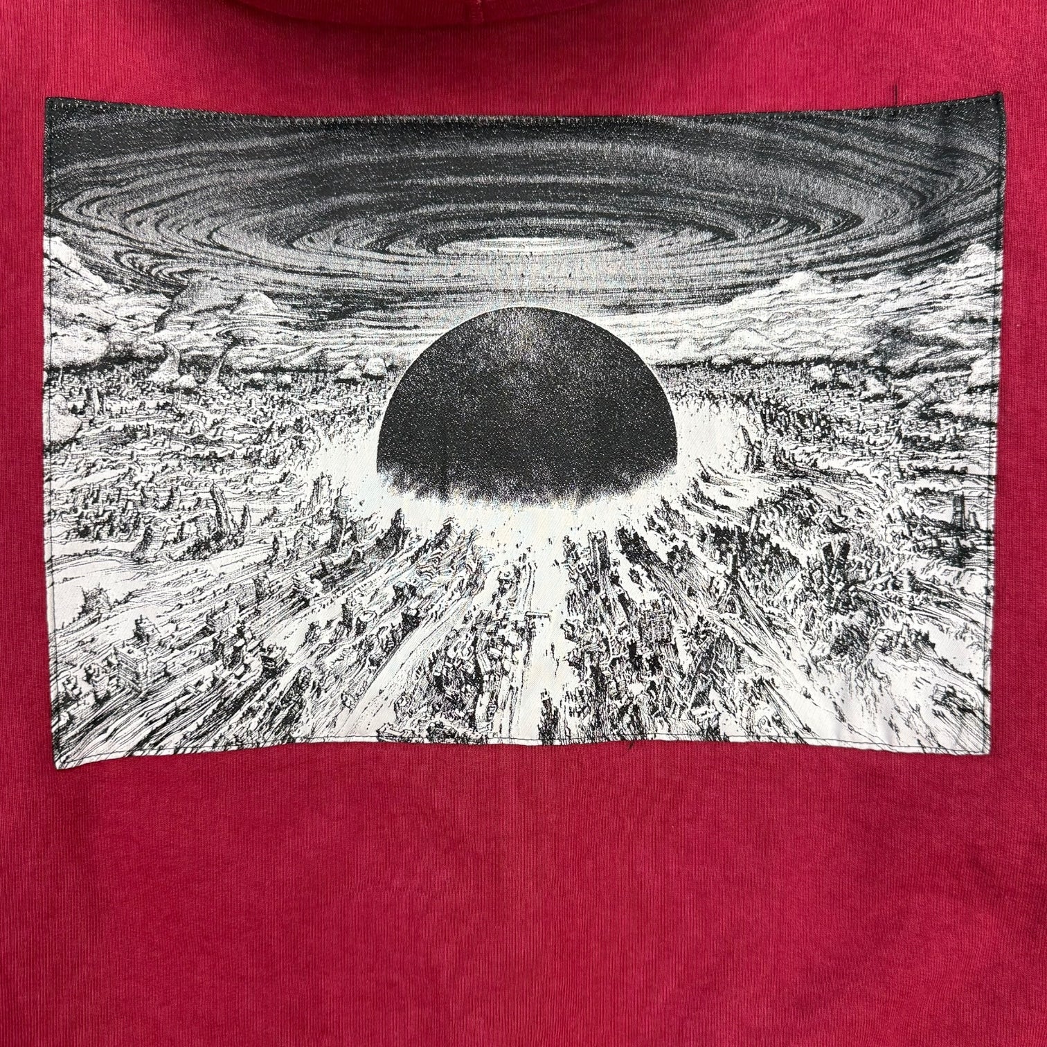 Supreme x Akira Patches Hoodie Burgundy