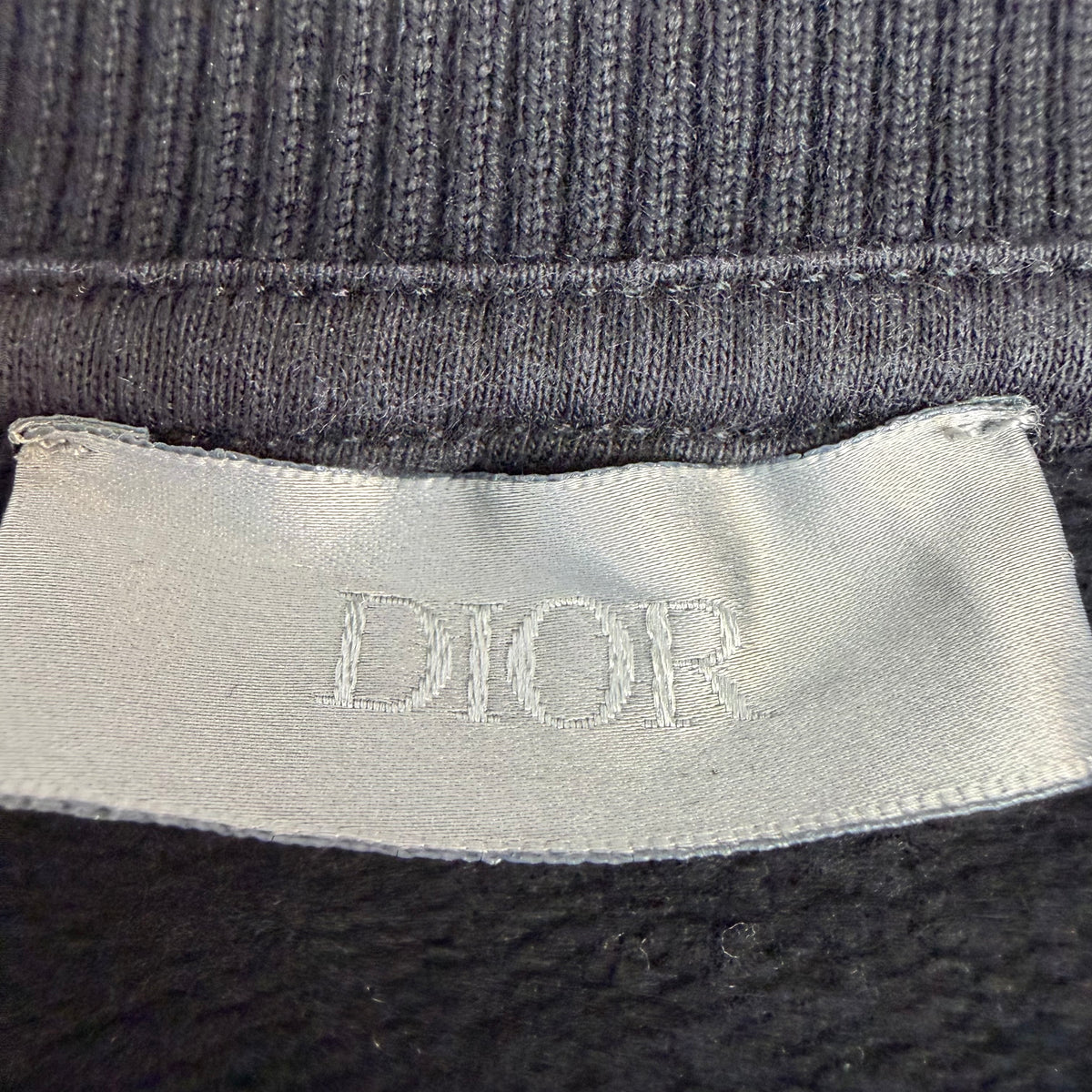 SS19 KAWS x Dior Crewneck Sweatshirt Black