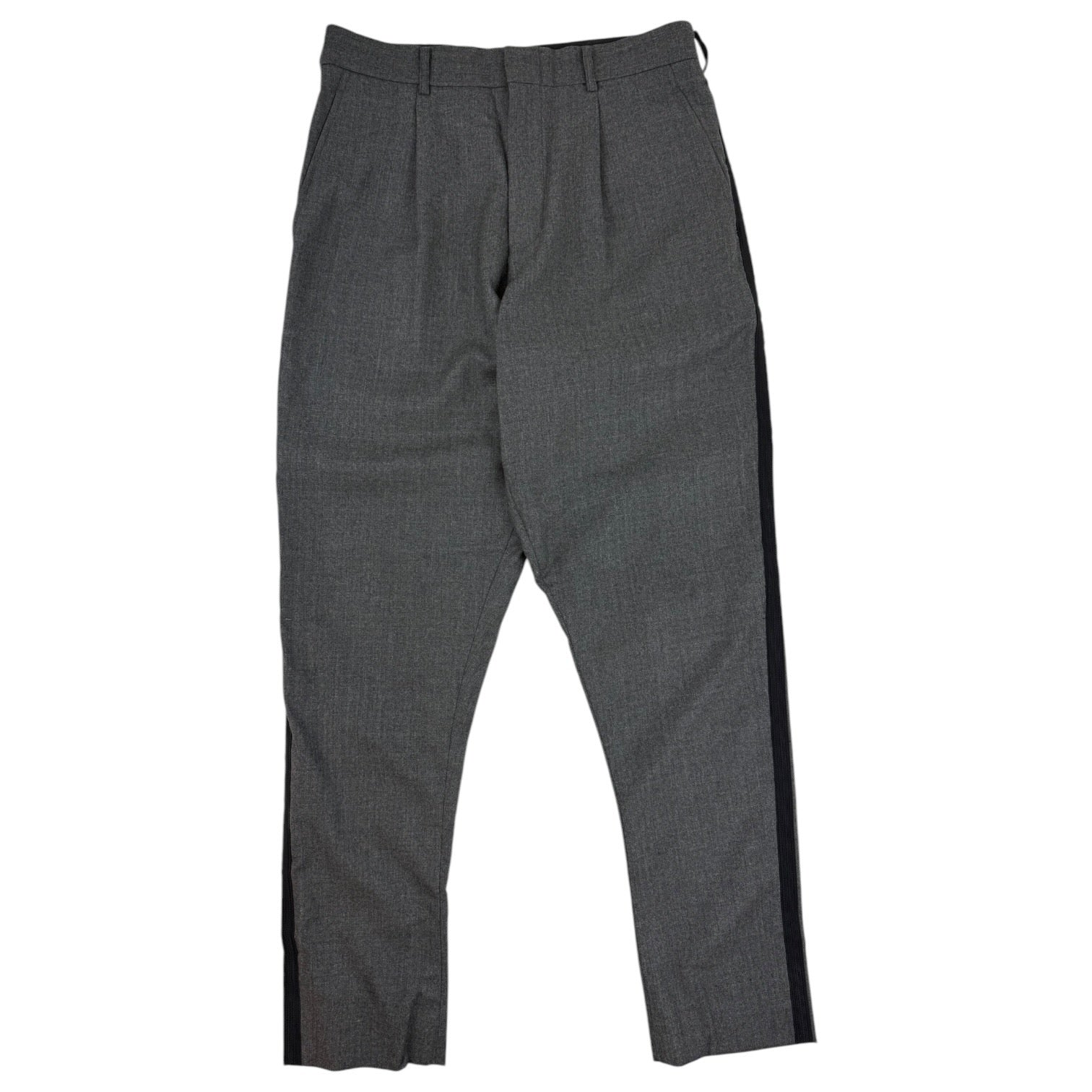 Comme Des Garçon Homme Plus Stripped Wool Trouser