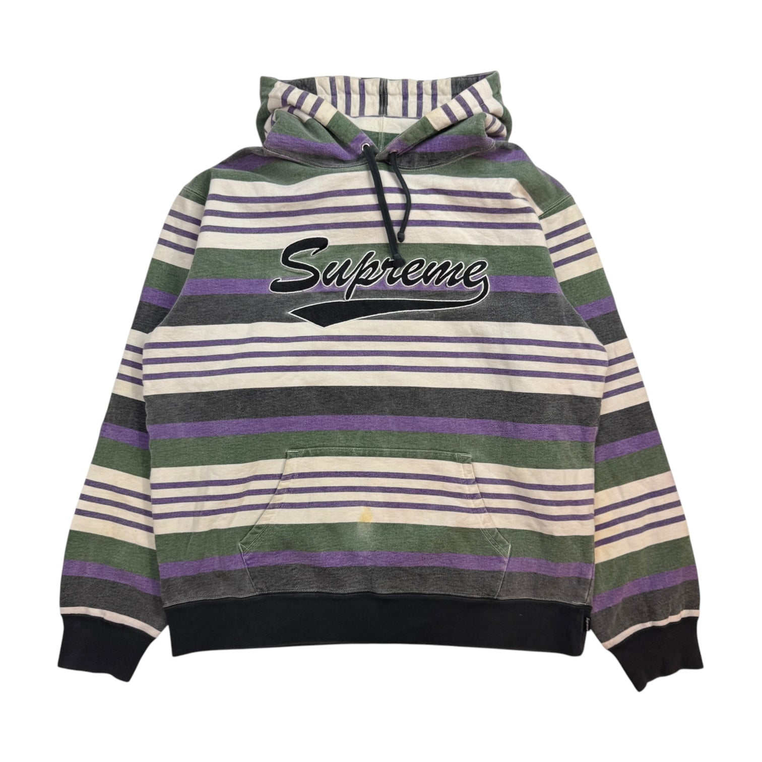 Supreme Striped Hoodie Multicolor