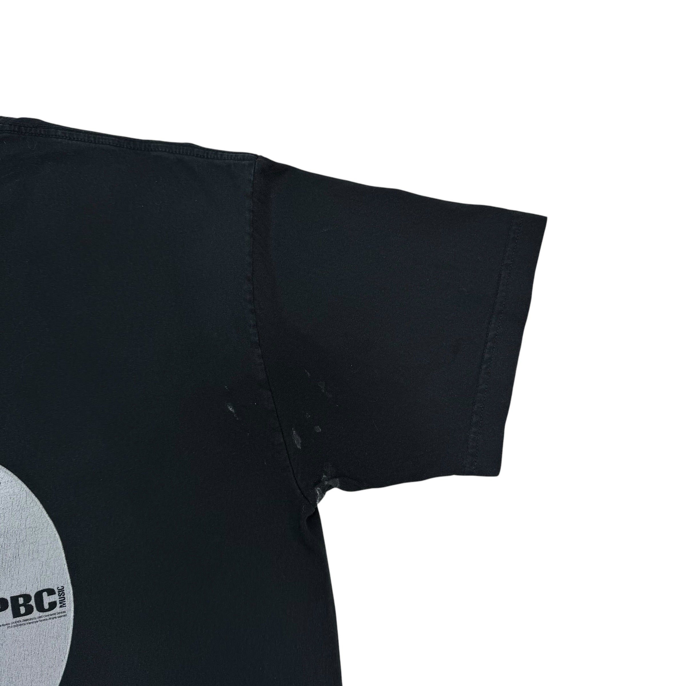 Playboi Carti I AM MUSIC Silver Disc Tee Black