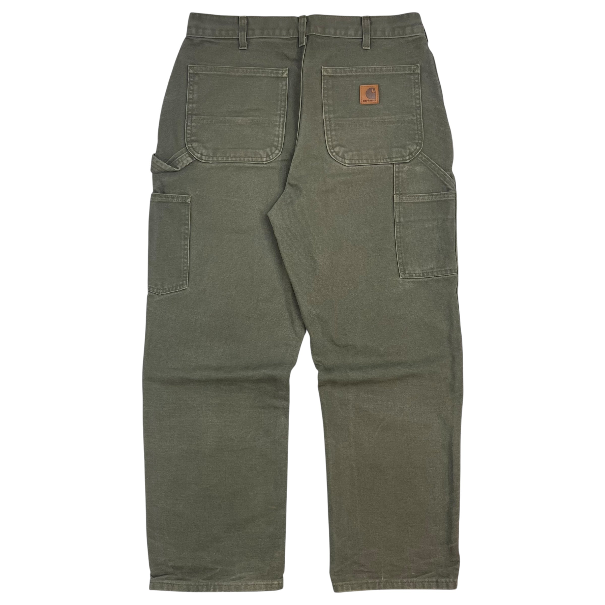 Vintage Carhartt Dungaree Denim Pants Green