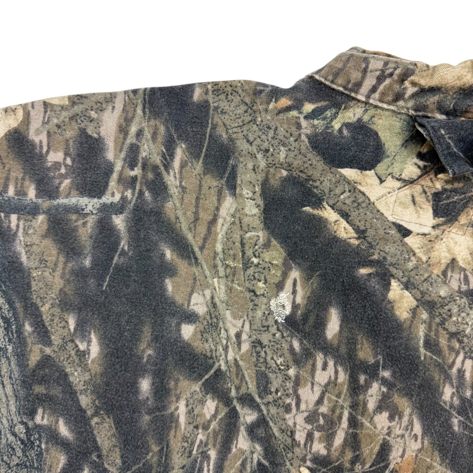 Vintage Mossy Oak Zip Up Bomber Jacket Camo