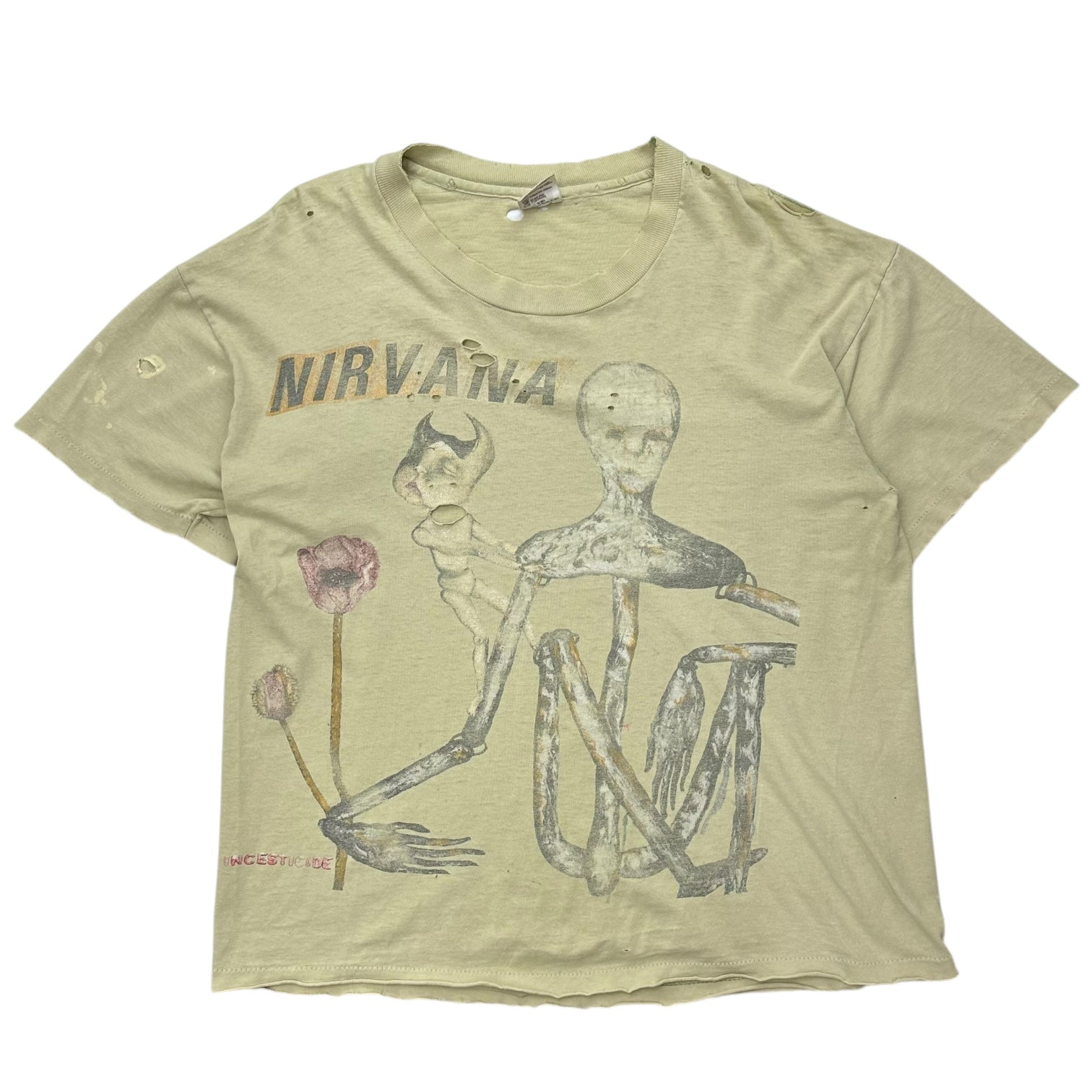 Vintage Nirvana ‘Incesticide’ Tee Cream