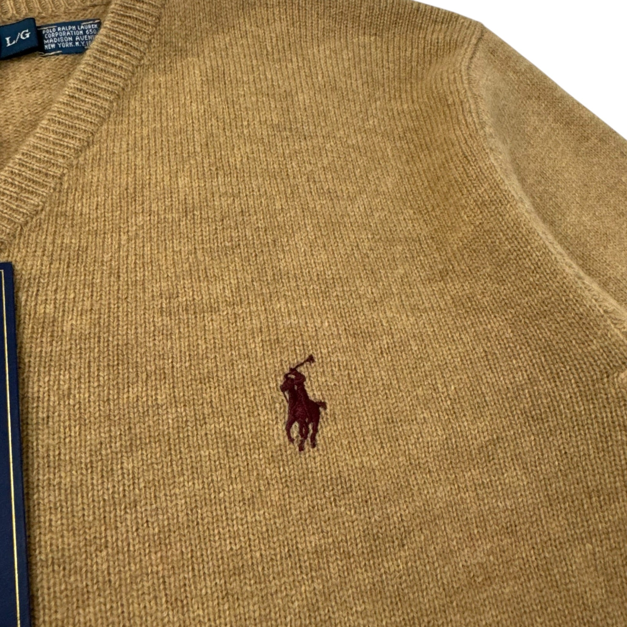 Polo Ralph Lauren Lambswool Knit Beige