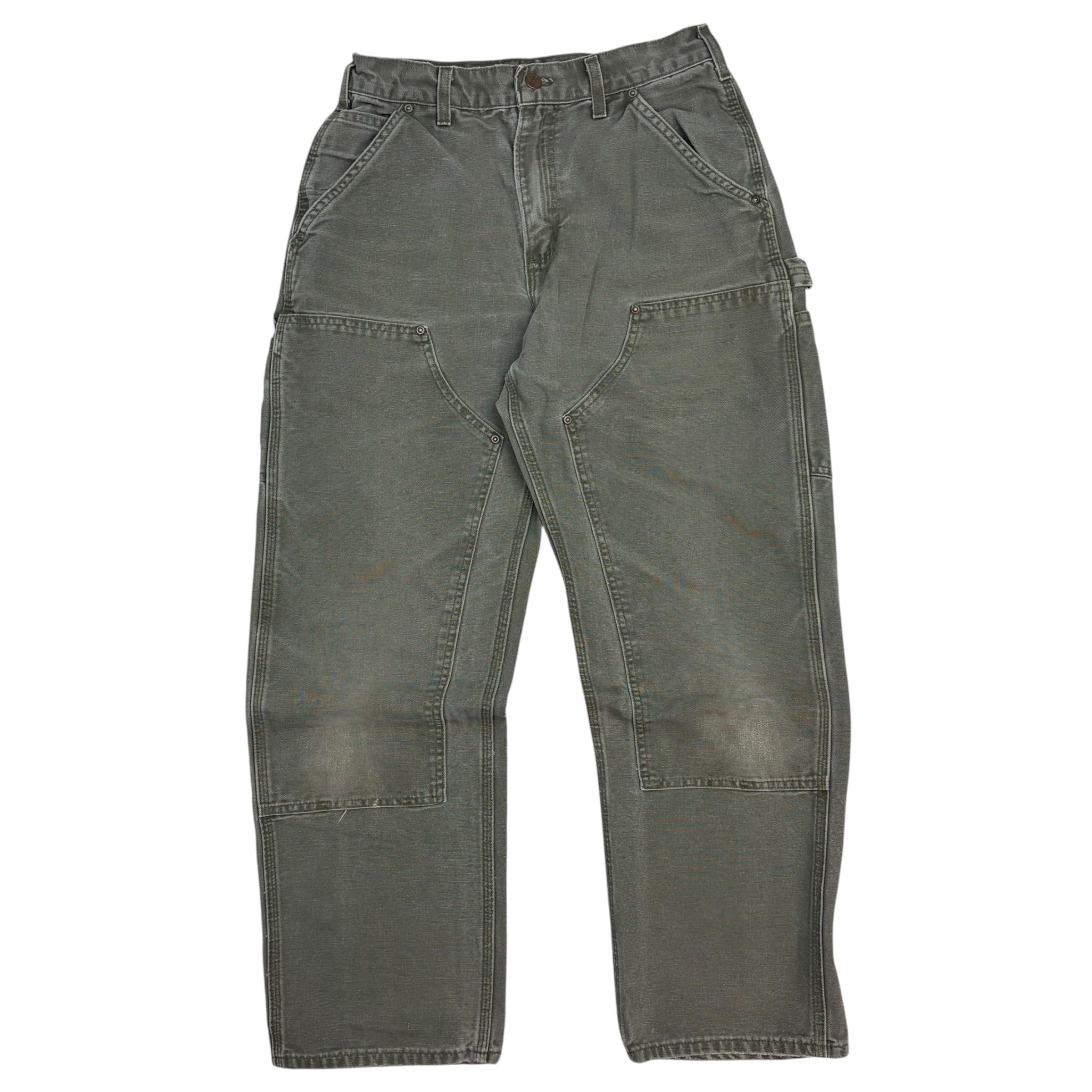 Vintage Carhartt Double Knee Pants Moss Green