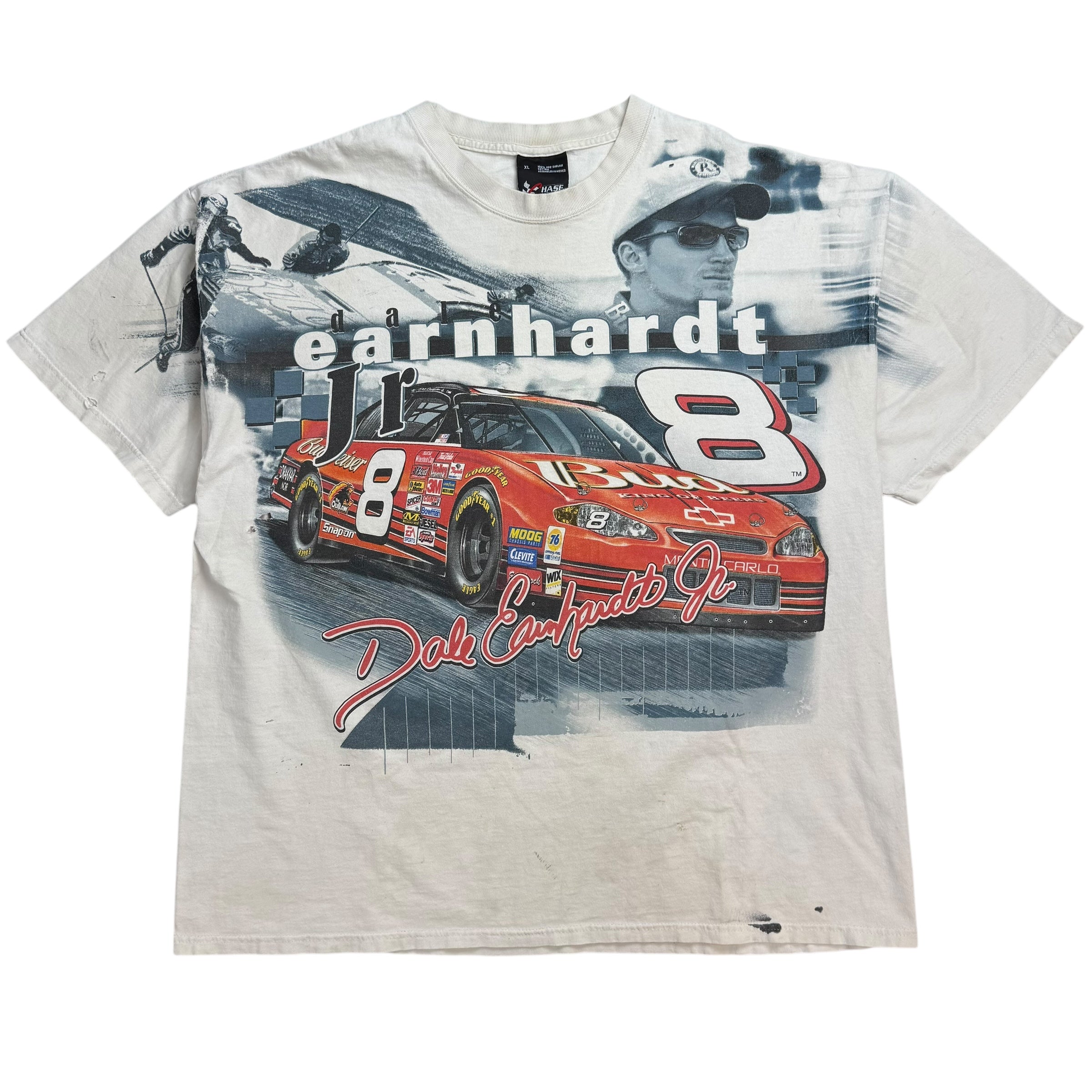 Vintage Dale Earnhardt Jr Tee White