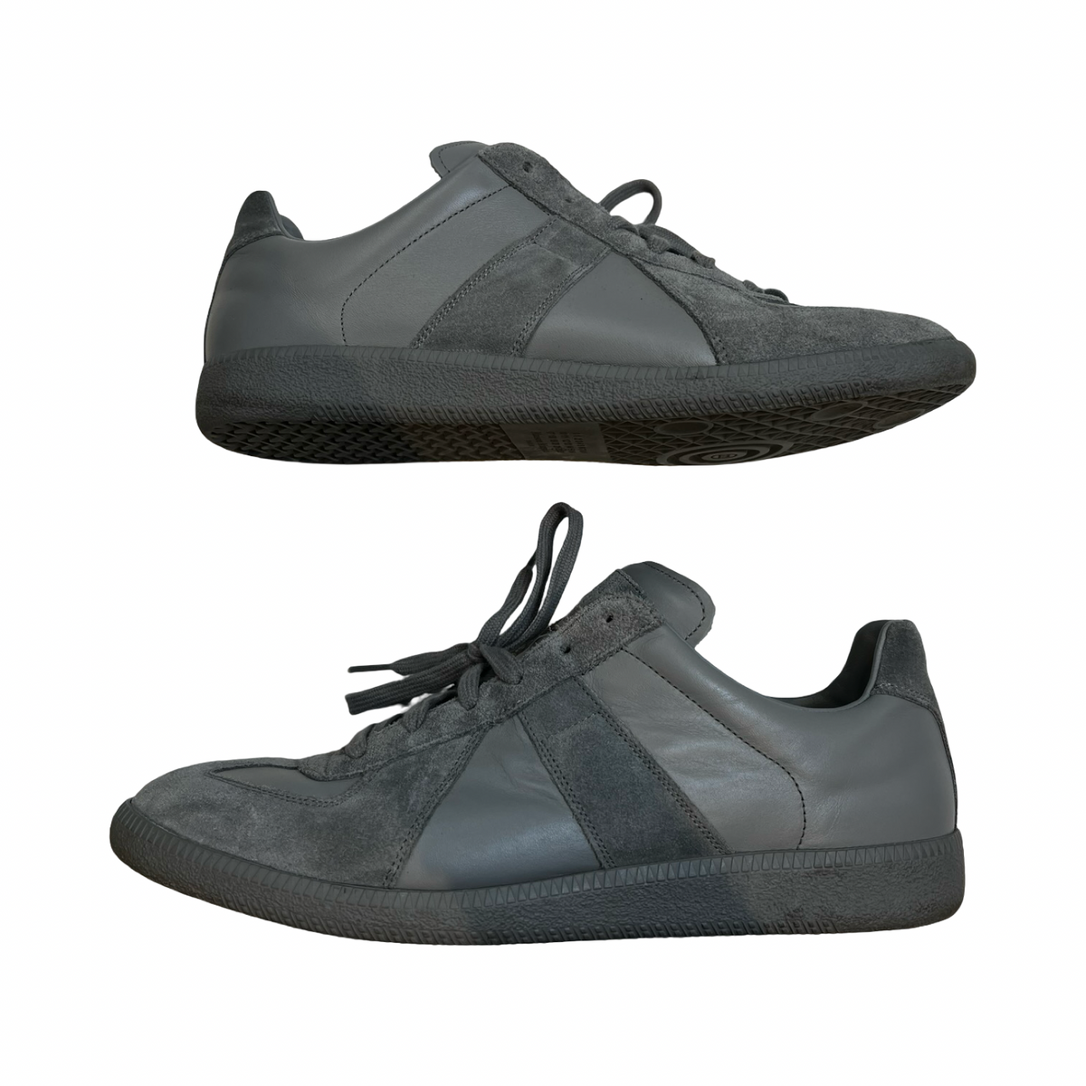 Maison Margiela Replica Low Top Sneakers Tonal Gray (Used)