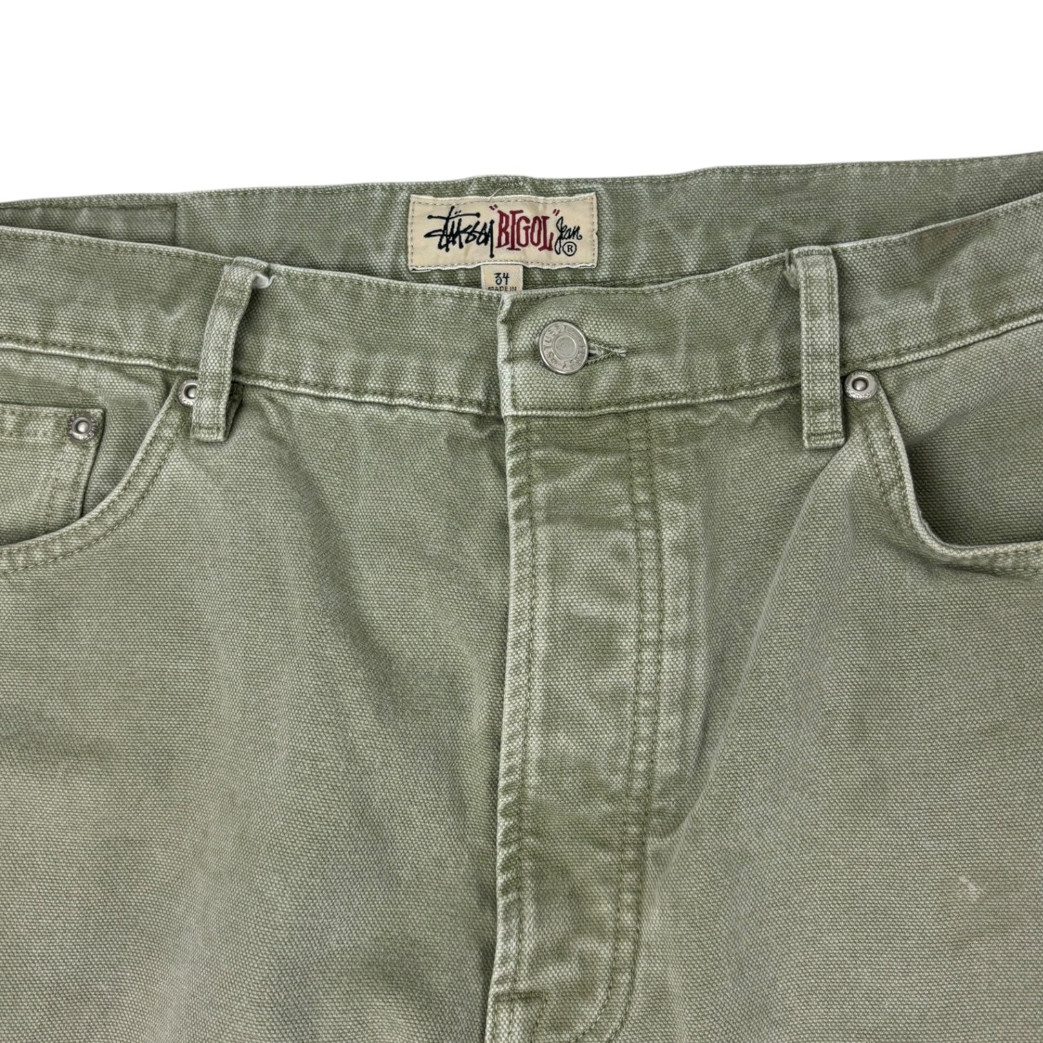 Stussy Big Ol’ Jean Sage Green