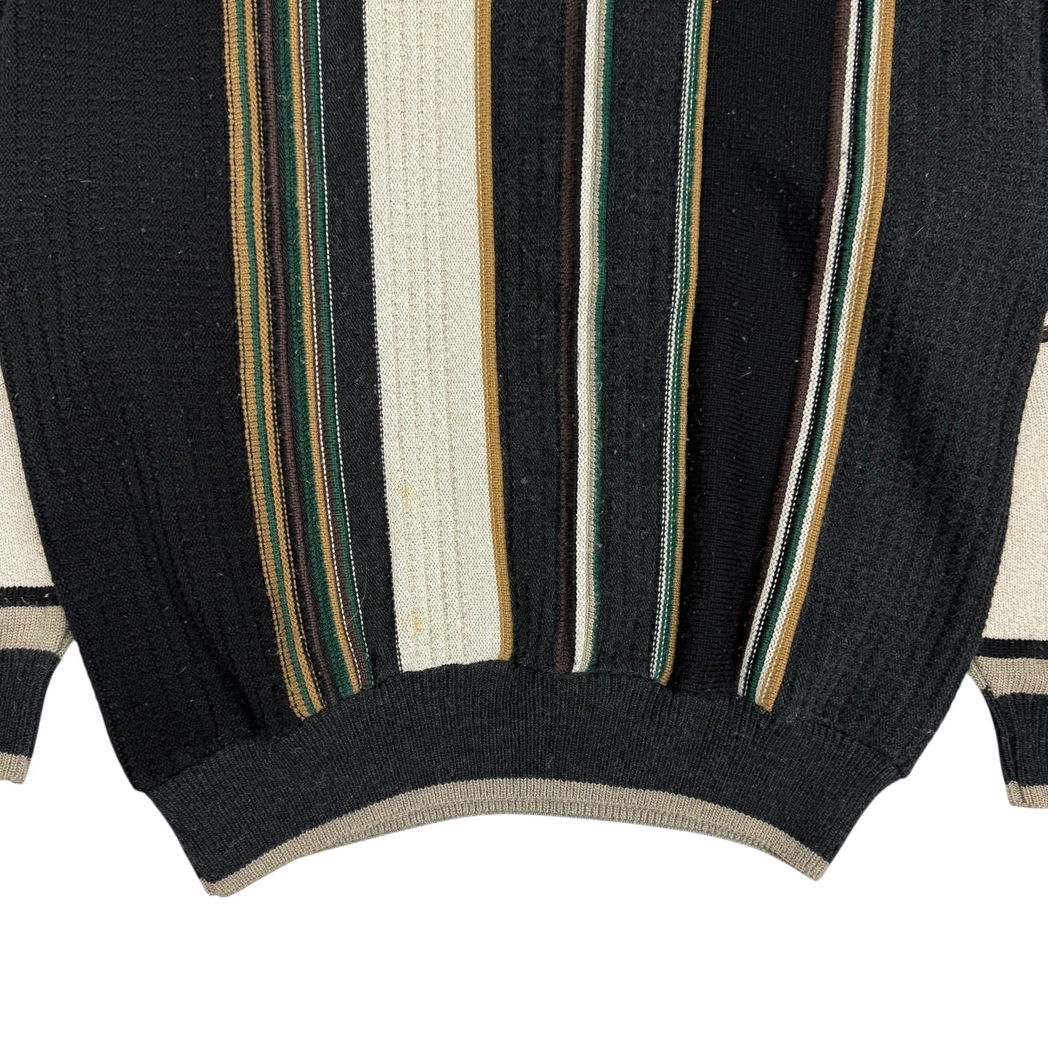 Vintage BHC Knit Sweater Black/Green/White