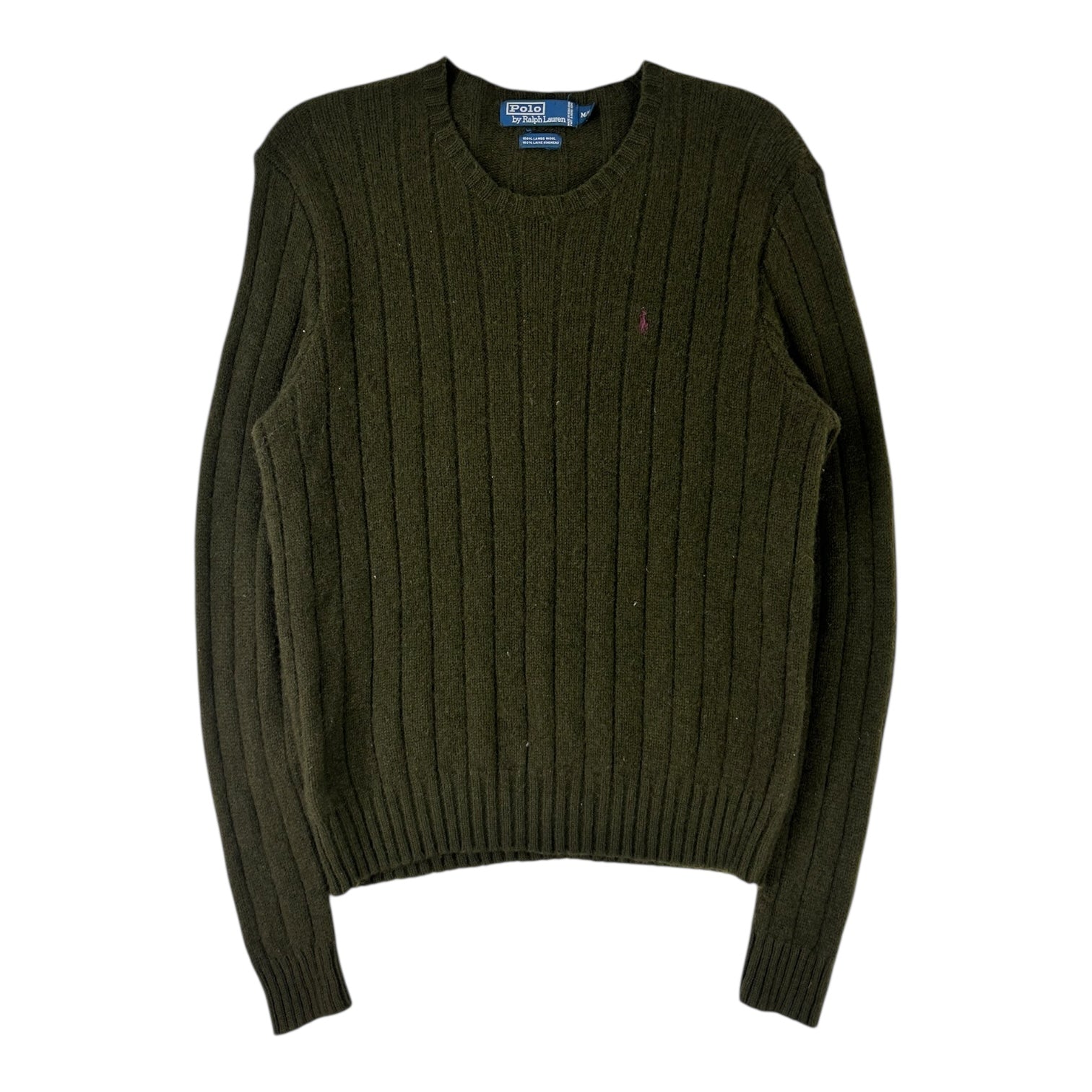 Vintage Polo Ralph Lauren Knit Sweater Olive