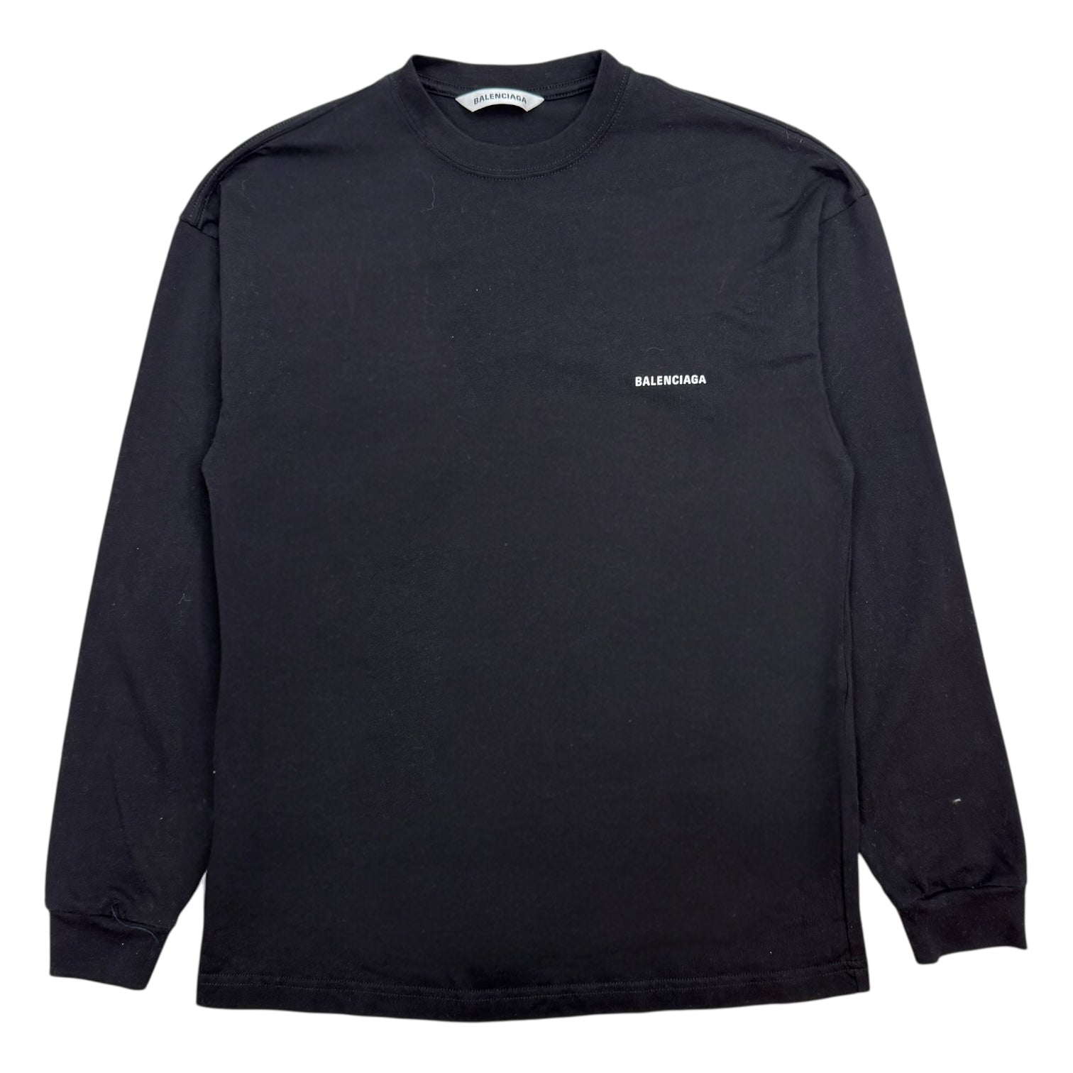 Balenciaga Logo L/S Tee Black