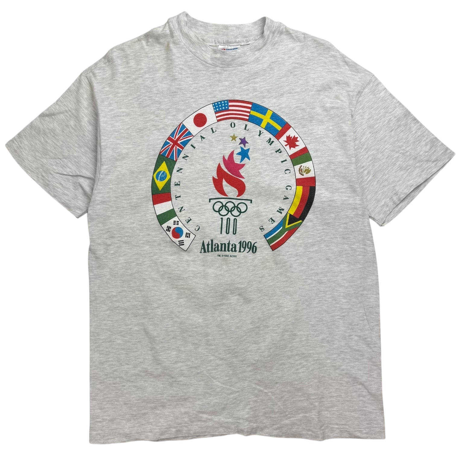 1996 Atlanta Olympics Tee Light Grey