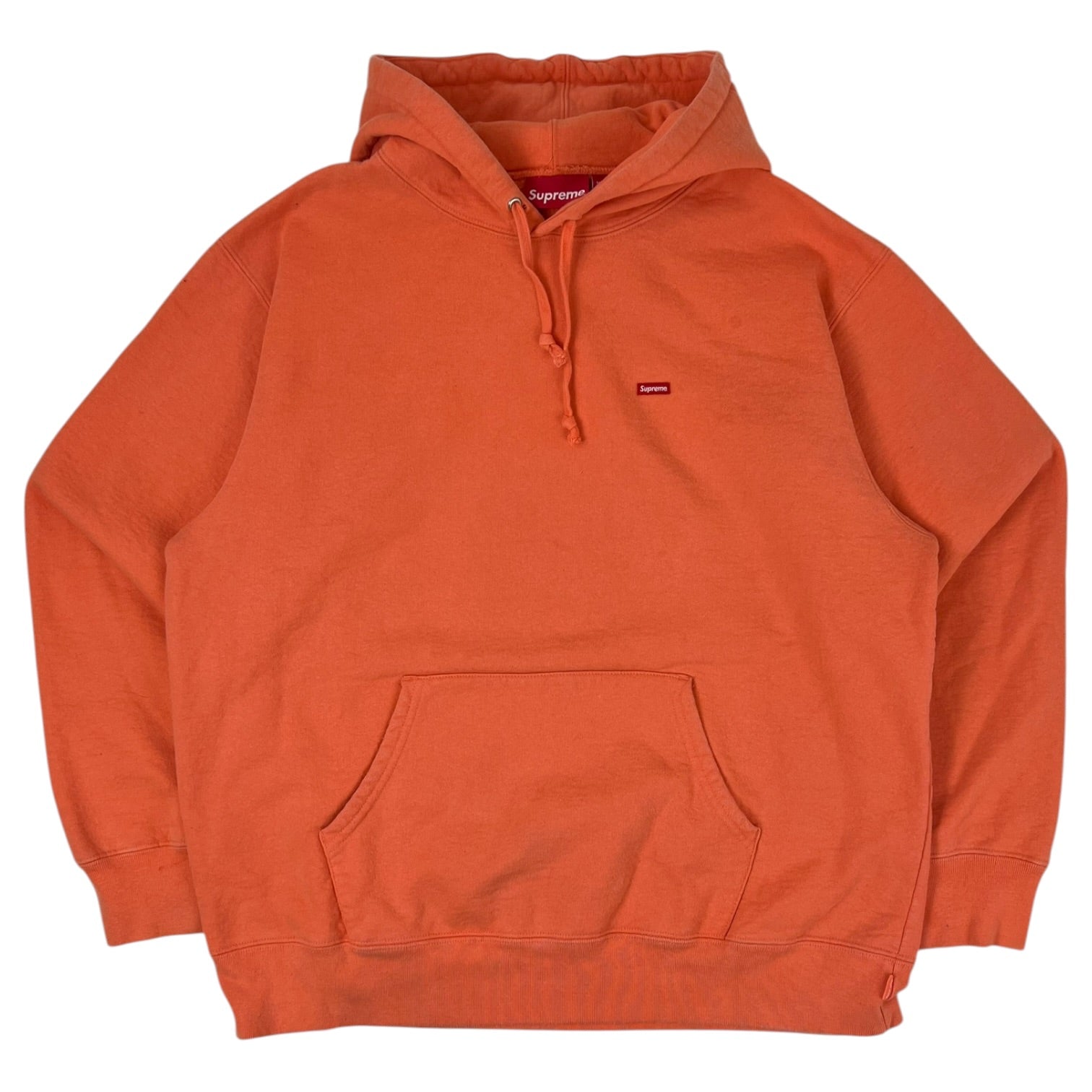 Supreme SS24 Small Box Pullover Hoodie Orange