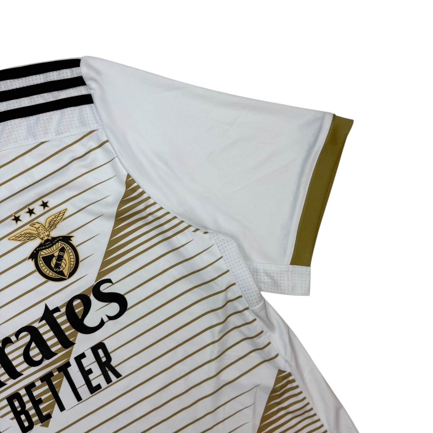 2021 Adidas S.L. Benfica Third Jersey White/Gold