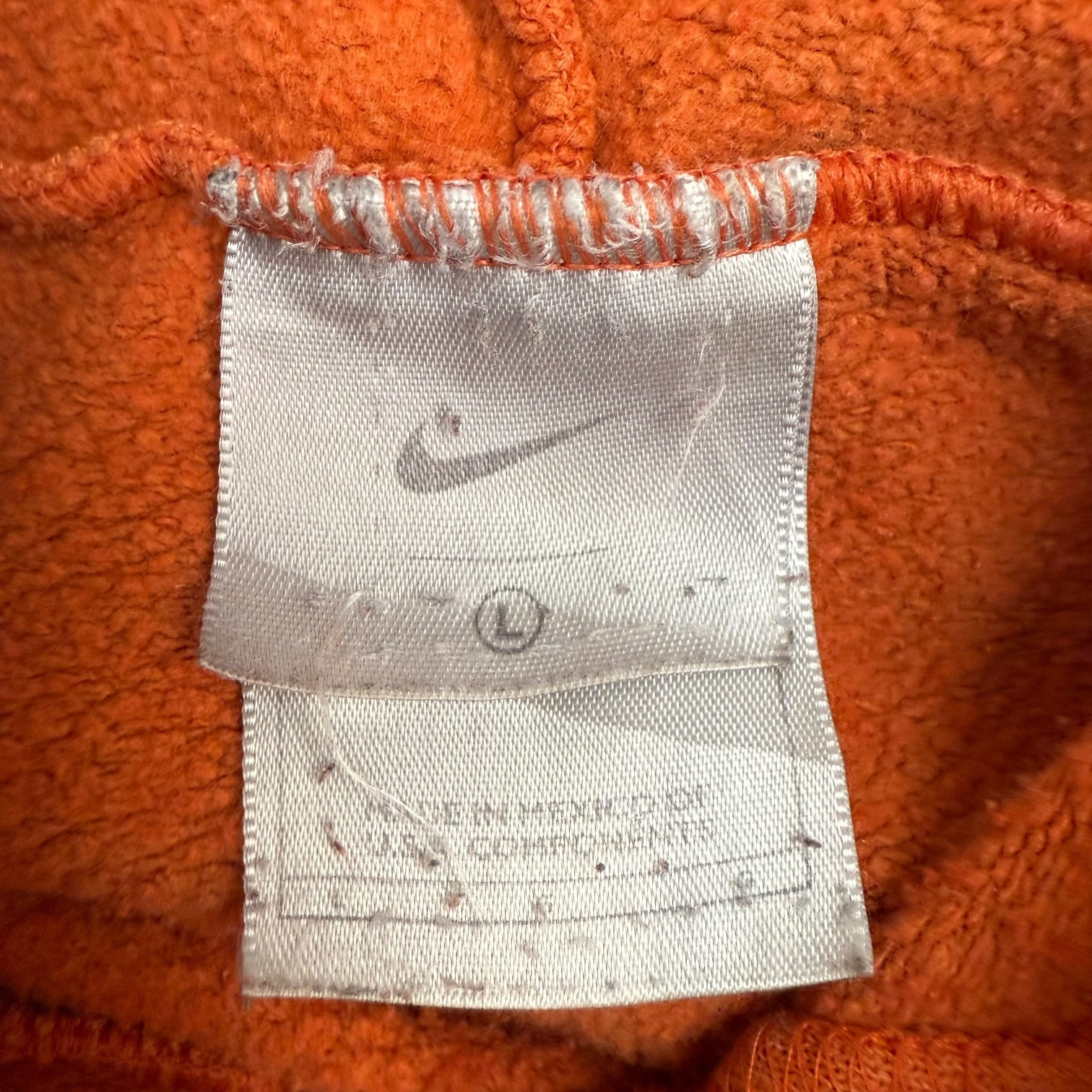 Vintage Nike Centre Swoosh Hoodie Orange