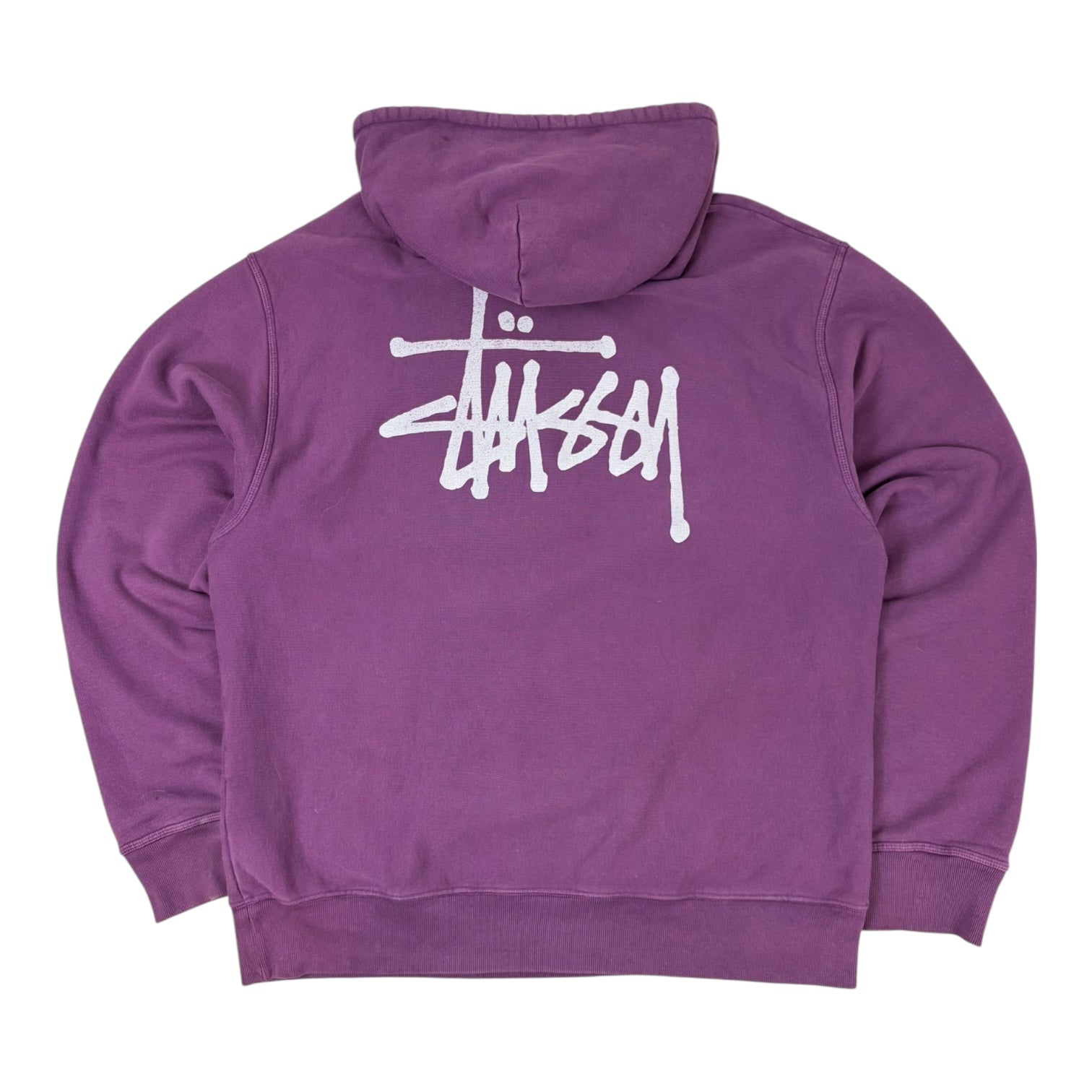 Stussy Basic Pigment Dyed Hoodie Purple