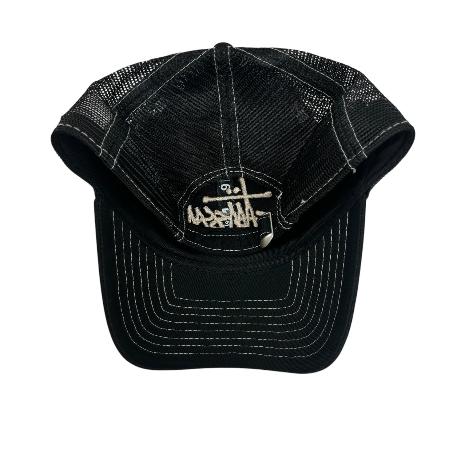 Stussy New Era Basic StrapBack Trucker Hat Black